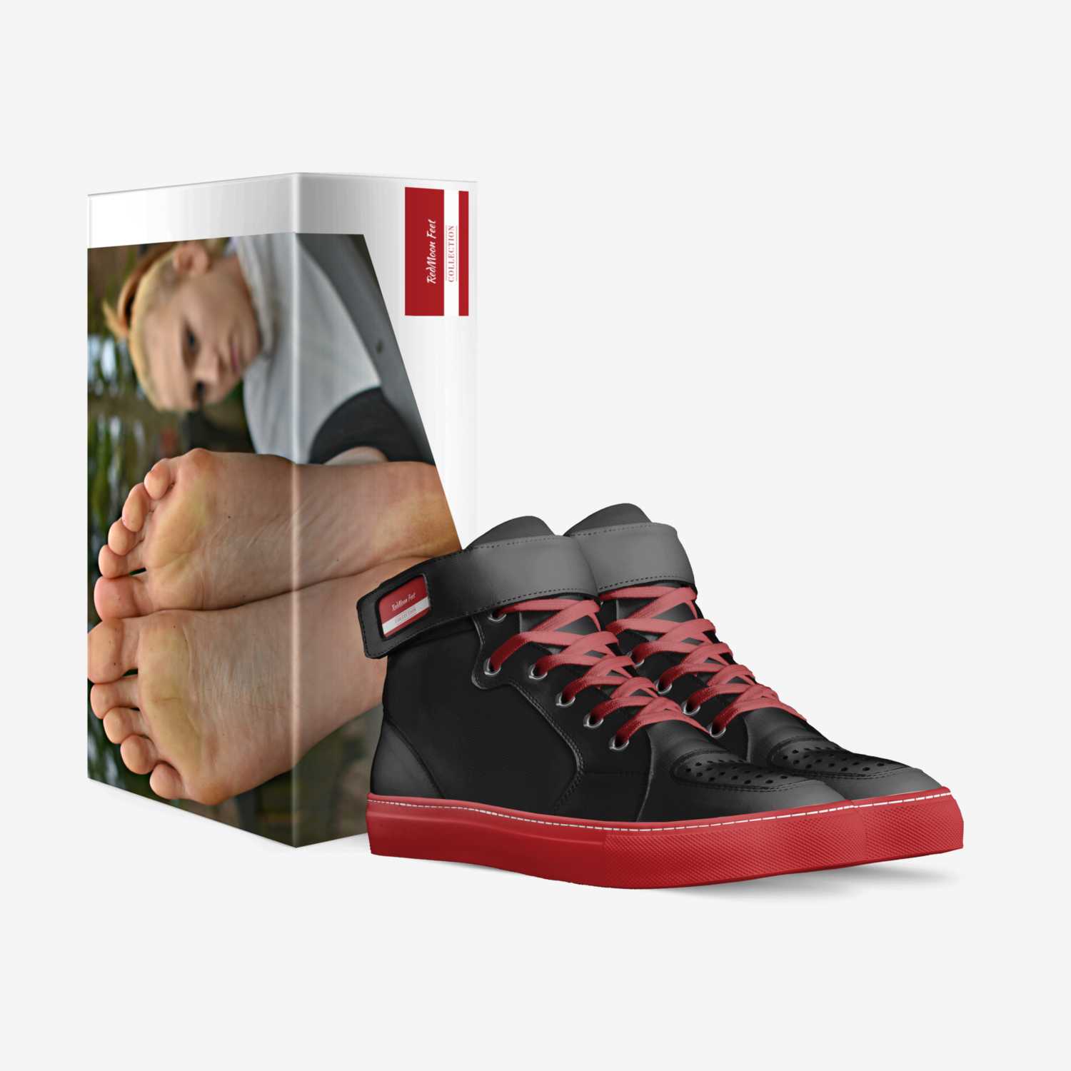 RedMoon Feet custom made in Italy shoes by Darien Portman | Box view