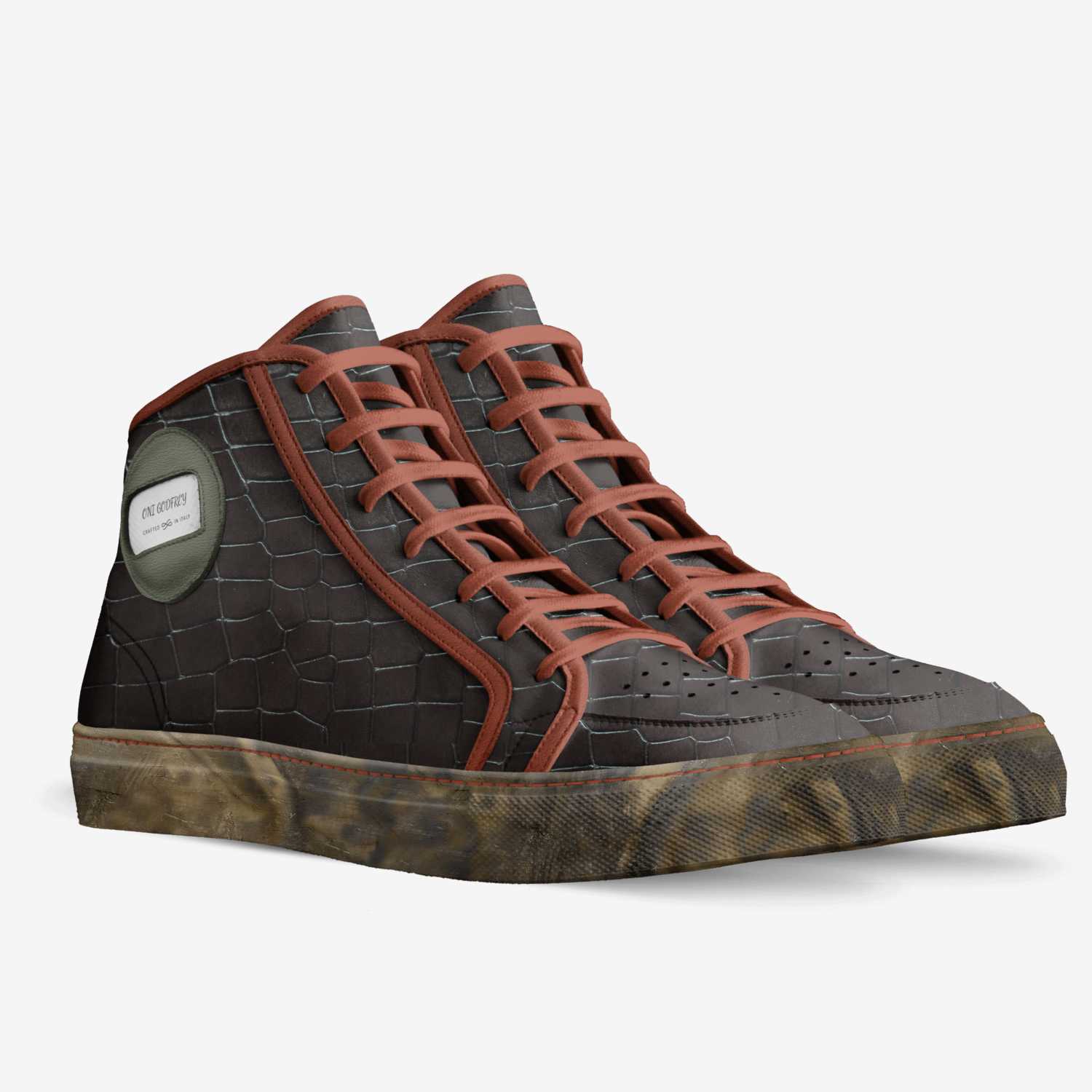 ONI GODFREY custom made in Italy shoes by Jessica Mitchell | Double view