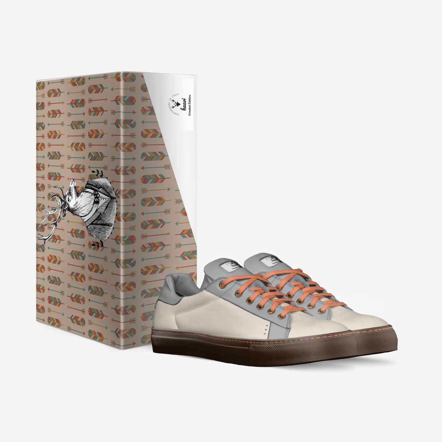 heavi custom made in Italy shoes by Kanah Israel | Box view