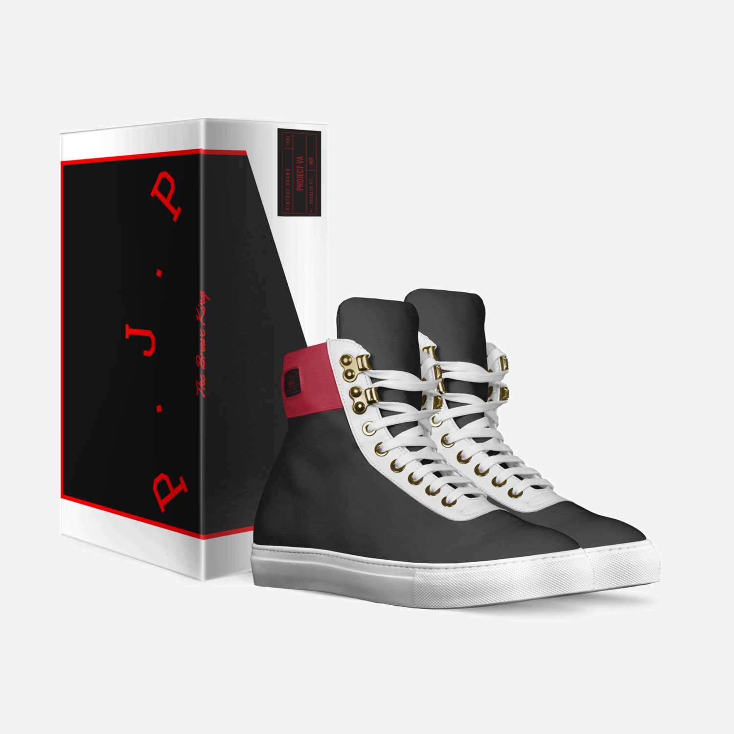 Project VA custom made in Italy shoes by Jabari Perryman | Box view