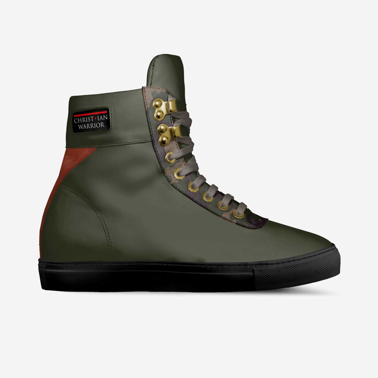GOD'S ARMY ELITE custom made in Italy shoes by Bernard Frazier | Side view