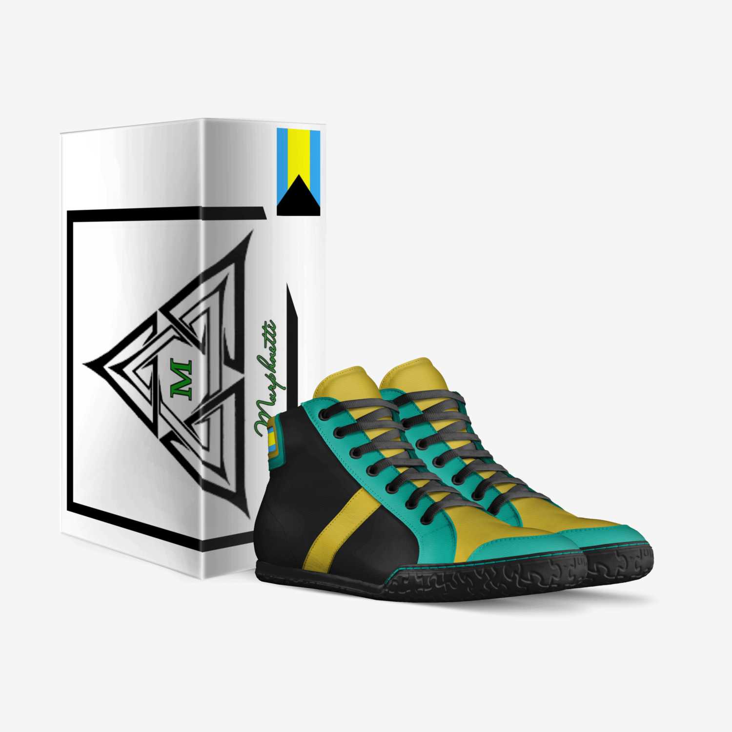 Murphnetti HS-BAH custom made in Italy shoes by Tyriek Murphy | Box view