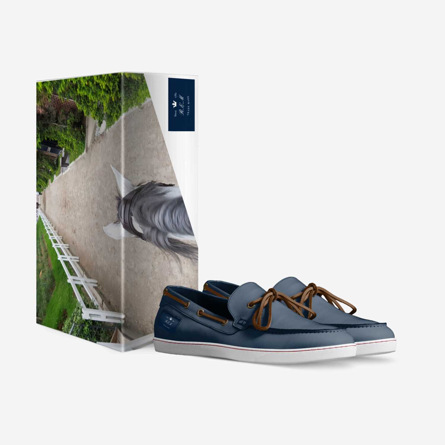 Slipperd custom made in Italy shoes by Rodrigo Morales | Box view