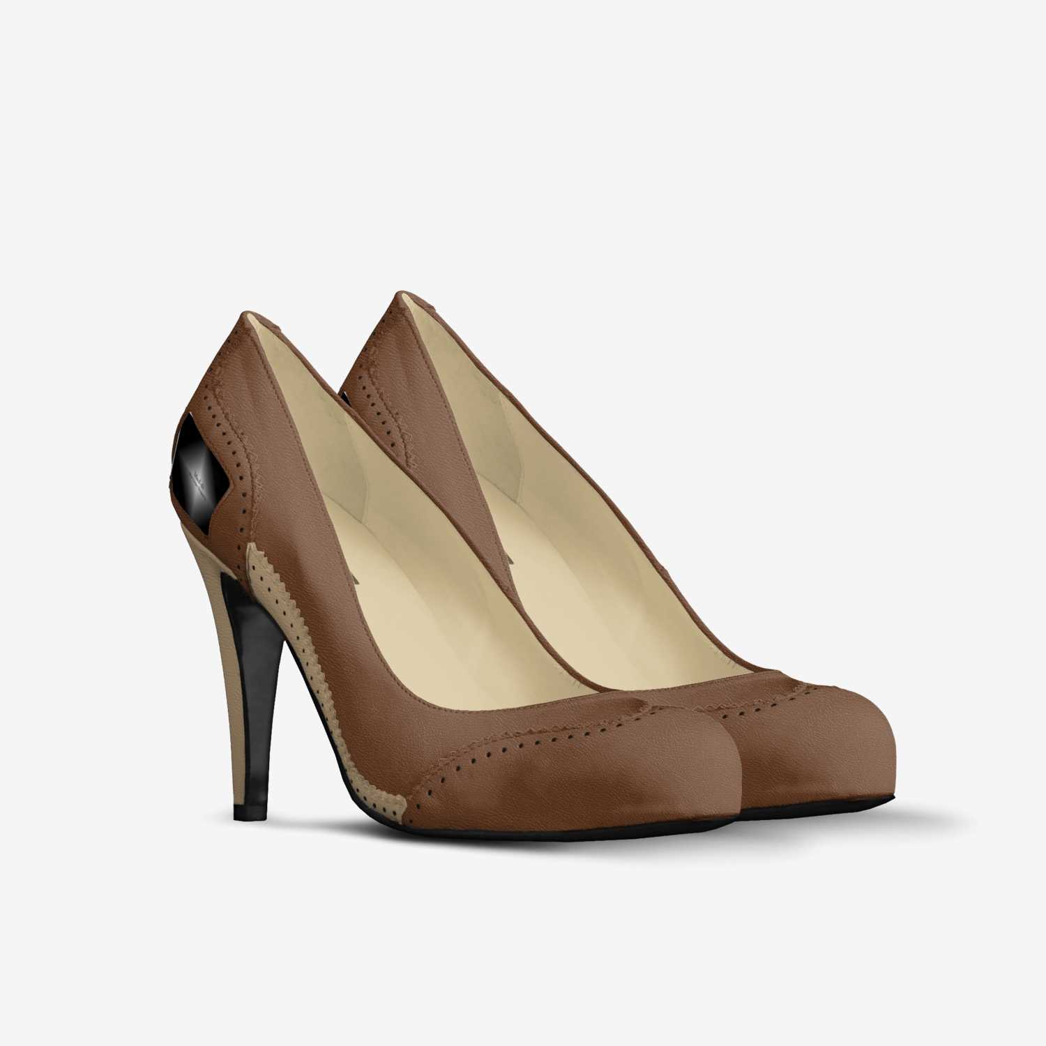 Kanninen Heel I custom made in Italy shoes by Mud-di: Miss Unique Designer Is | Double view