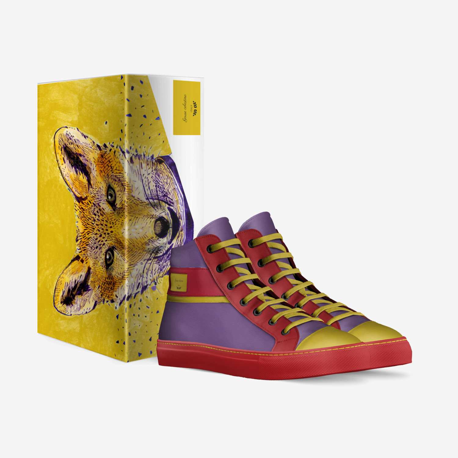 Gouse celestino custom made in Italy shoes by Nick Celestin | Box view
