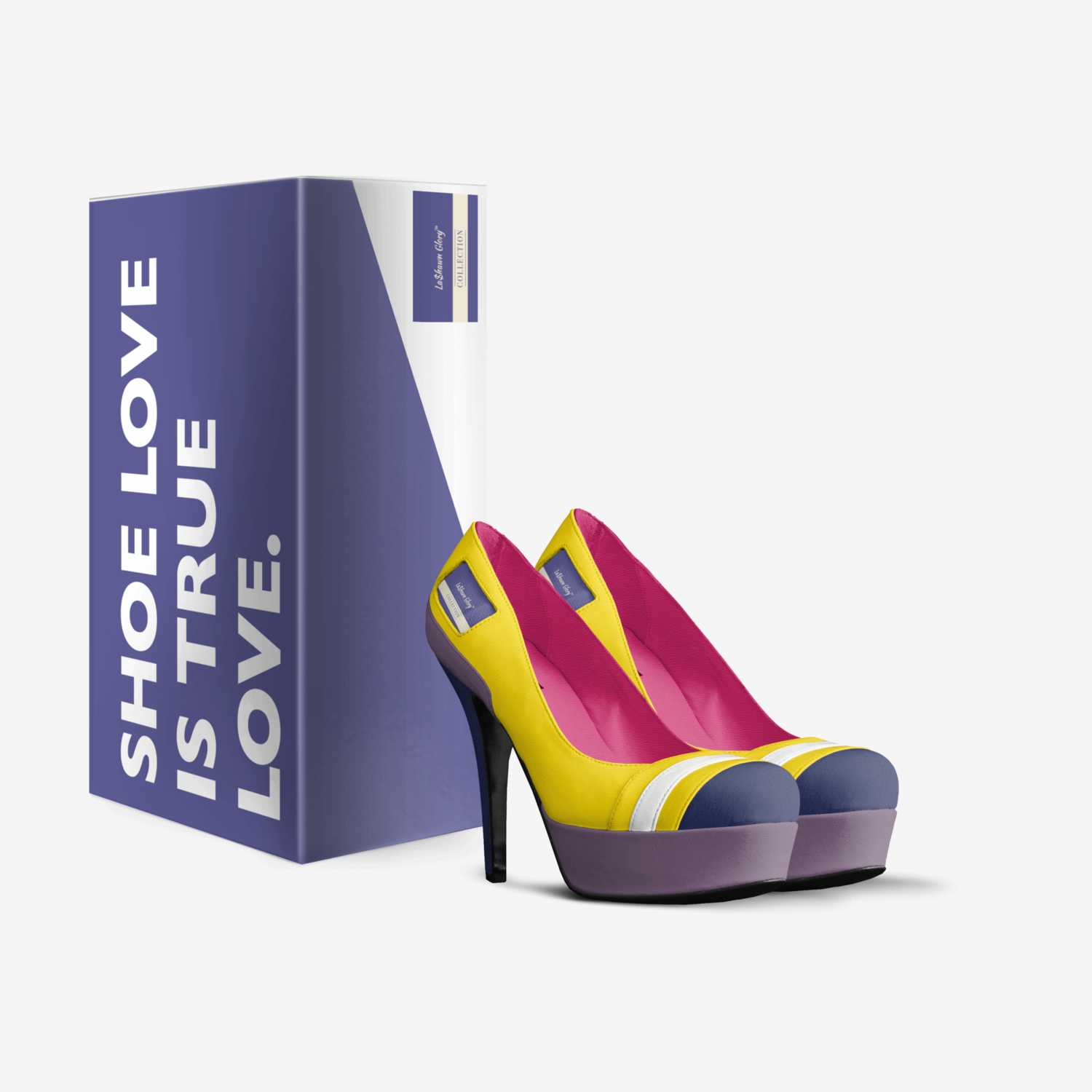 La$hawn Glory™ custom made in Italy shoes by Ebonnie Lyons | Box view