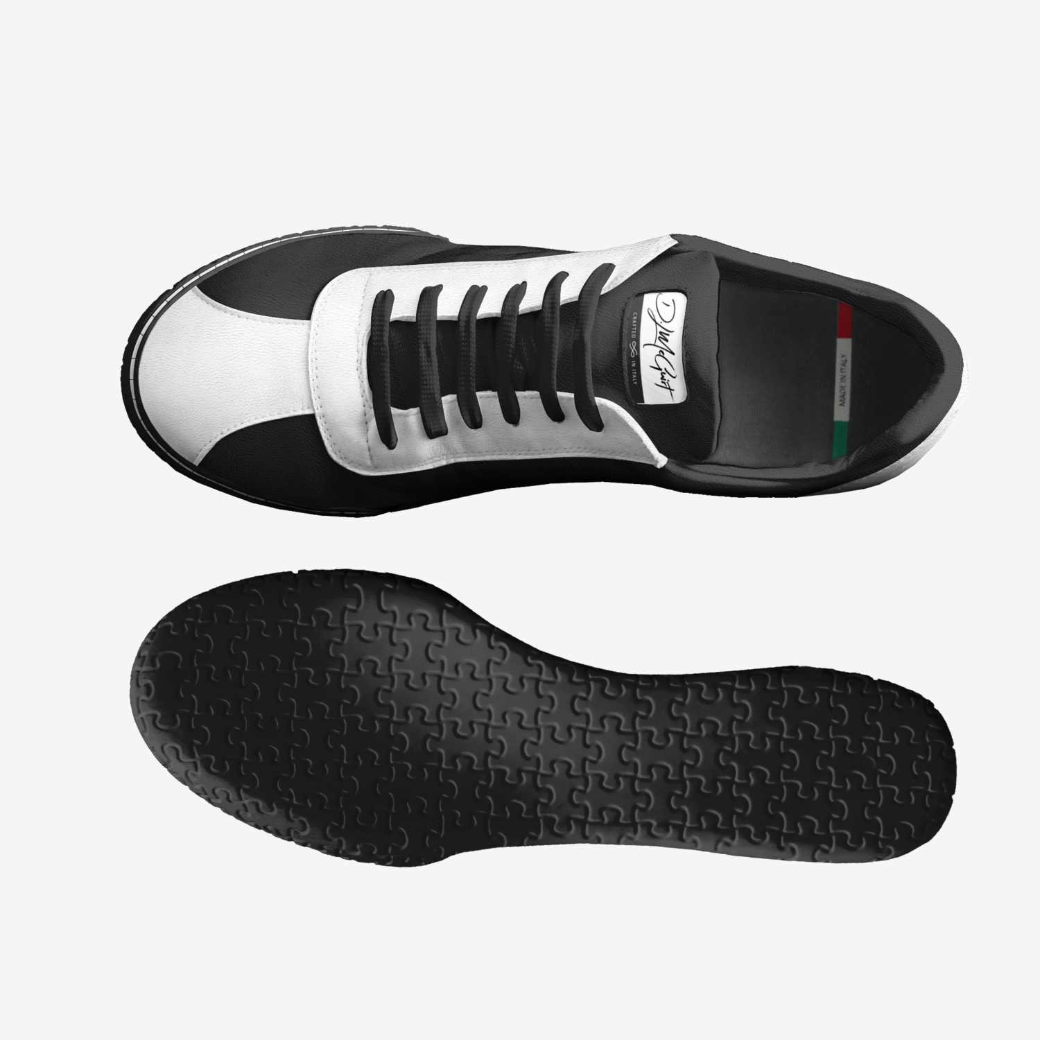 Stanley custom made in Italy shoes by Deirdre Mcguirt | Top view