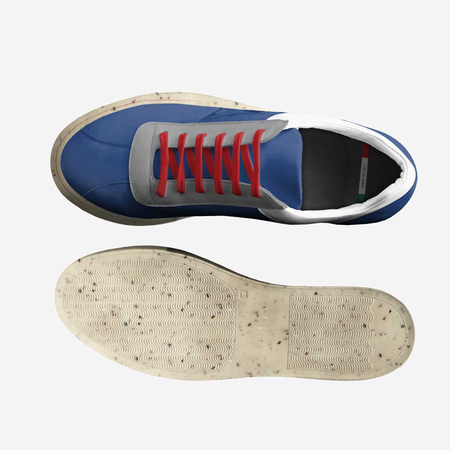 Damasked custom made in Italy shoes by Dwayne Northern | Top view