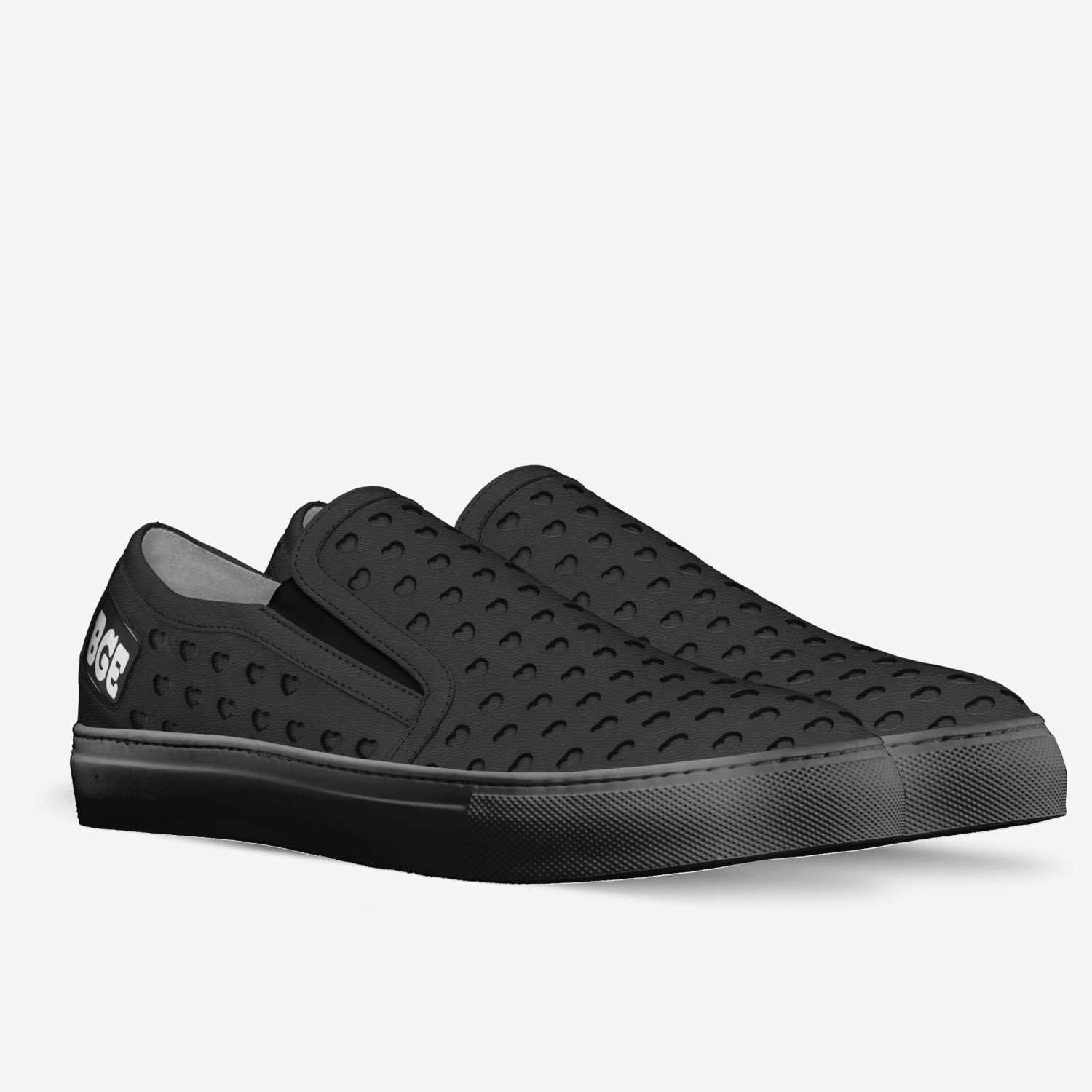 AllBlack Cuore custom made in Italy shoes by Being Great Every Day | Double view