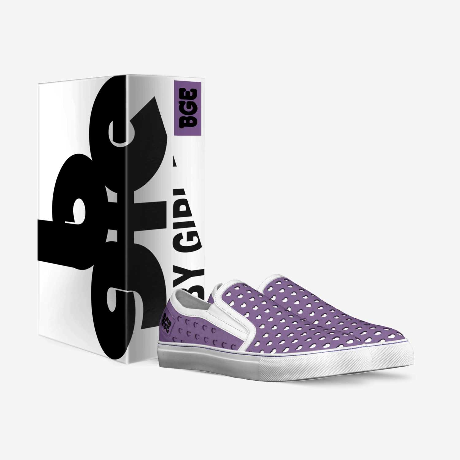PURPLE CUORE custom made in Italy shoes by Baby-girl Elite | Box view