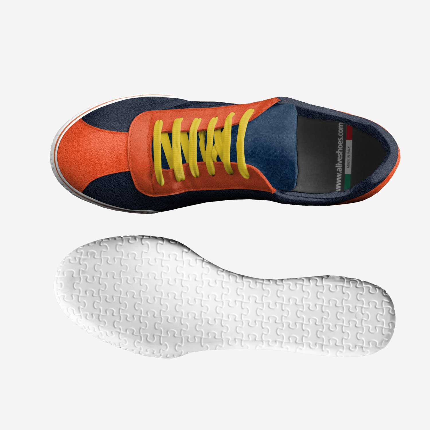 Allstars* Funky custom made in Italy shoes by Stéphane Juban | Top view