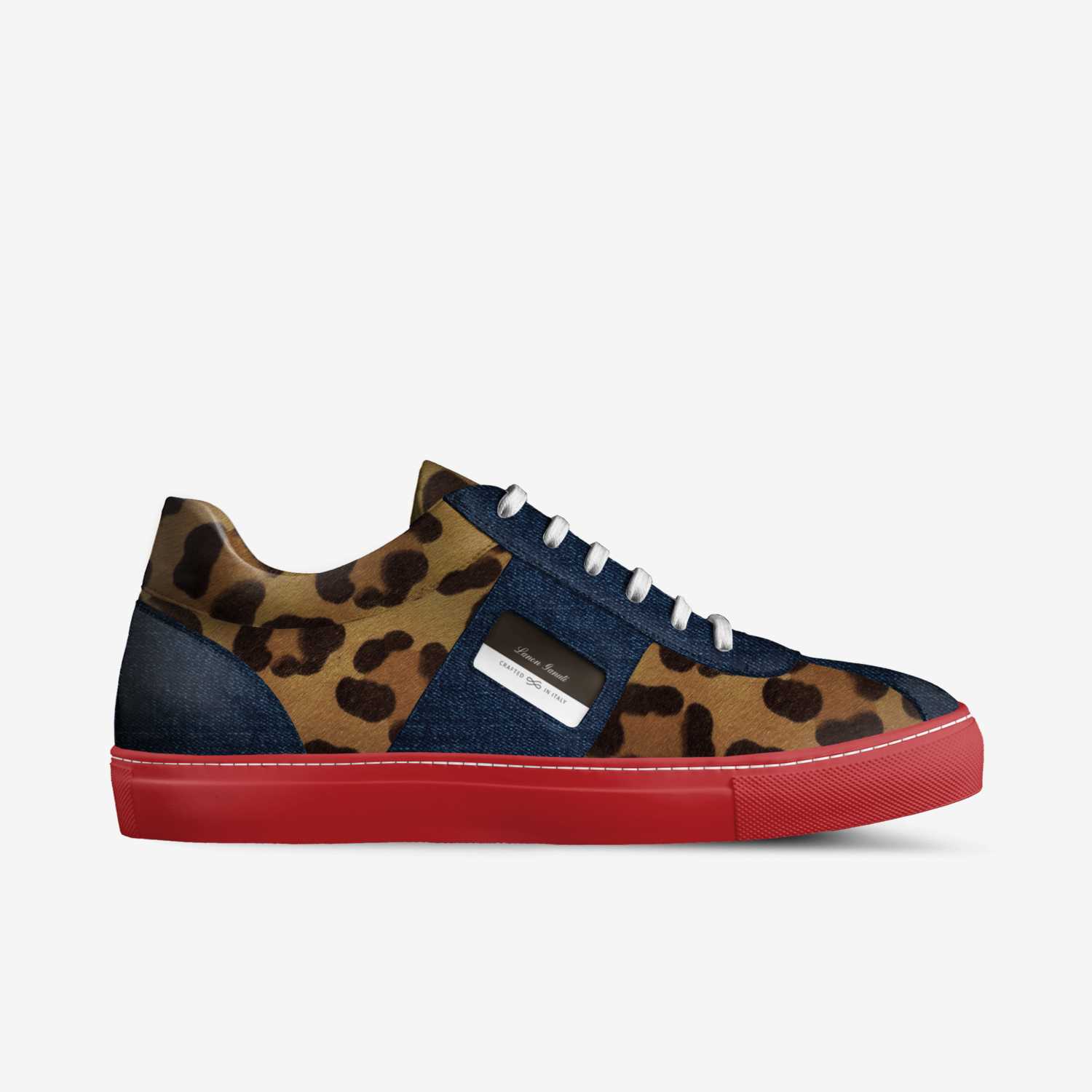Wild Life custom made in Italy shoes by Lanon Ganuti | Side view