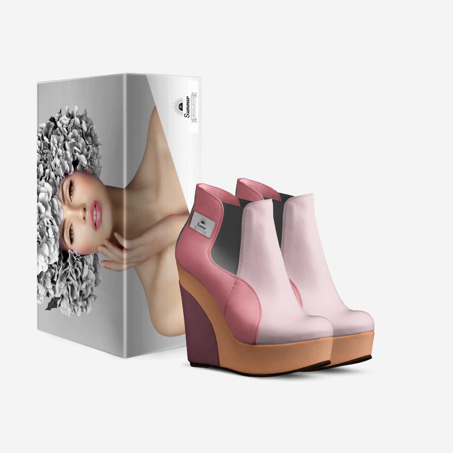 Summer custom made in Italy shoes by Simiria Karetea ` | Box view