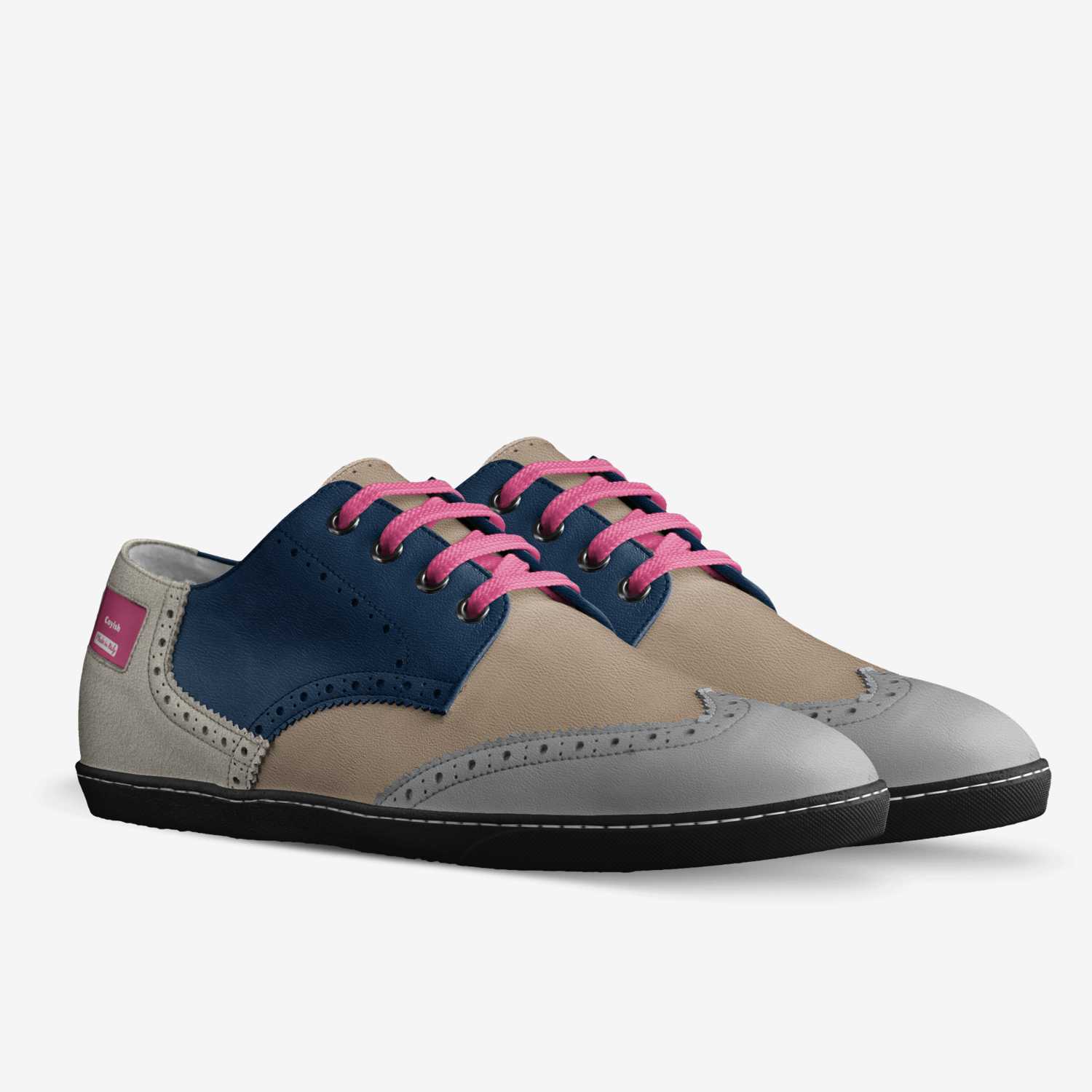 Coyish custom made in Italy shoes by Cynthia Mccoy | Double view