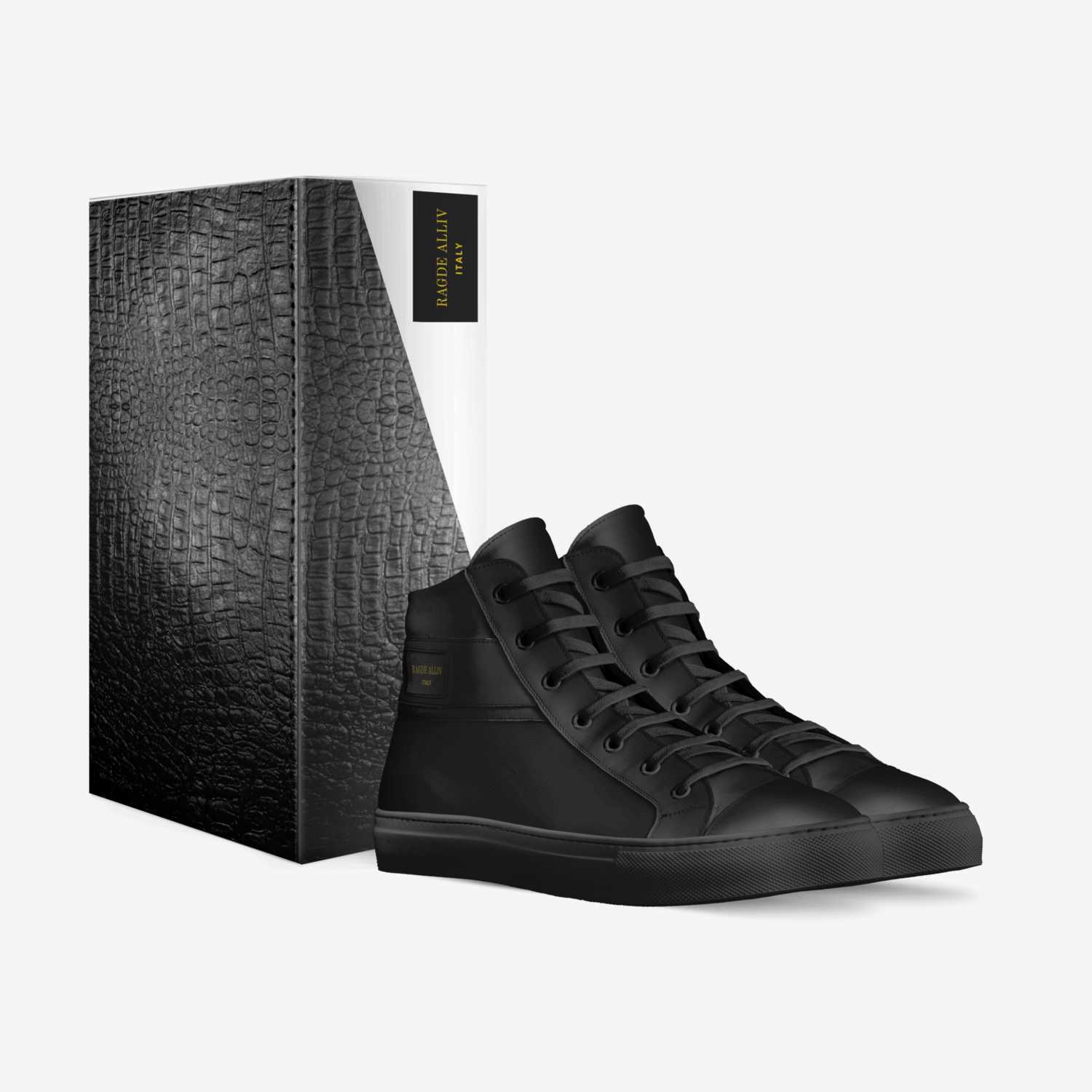 RAGDE ALLIV custom made in Italy shoes by Edgar Villa | Box view