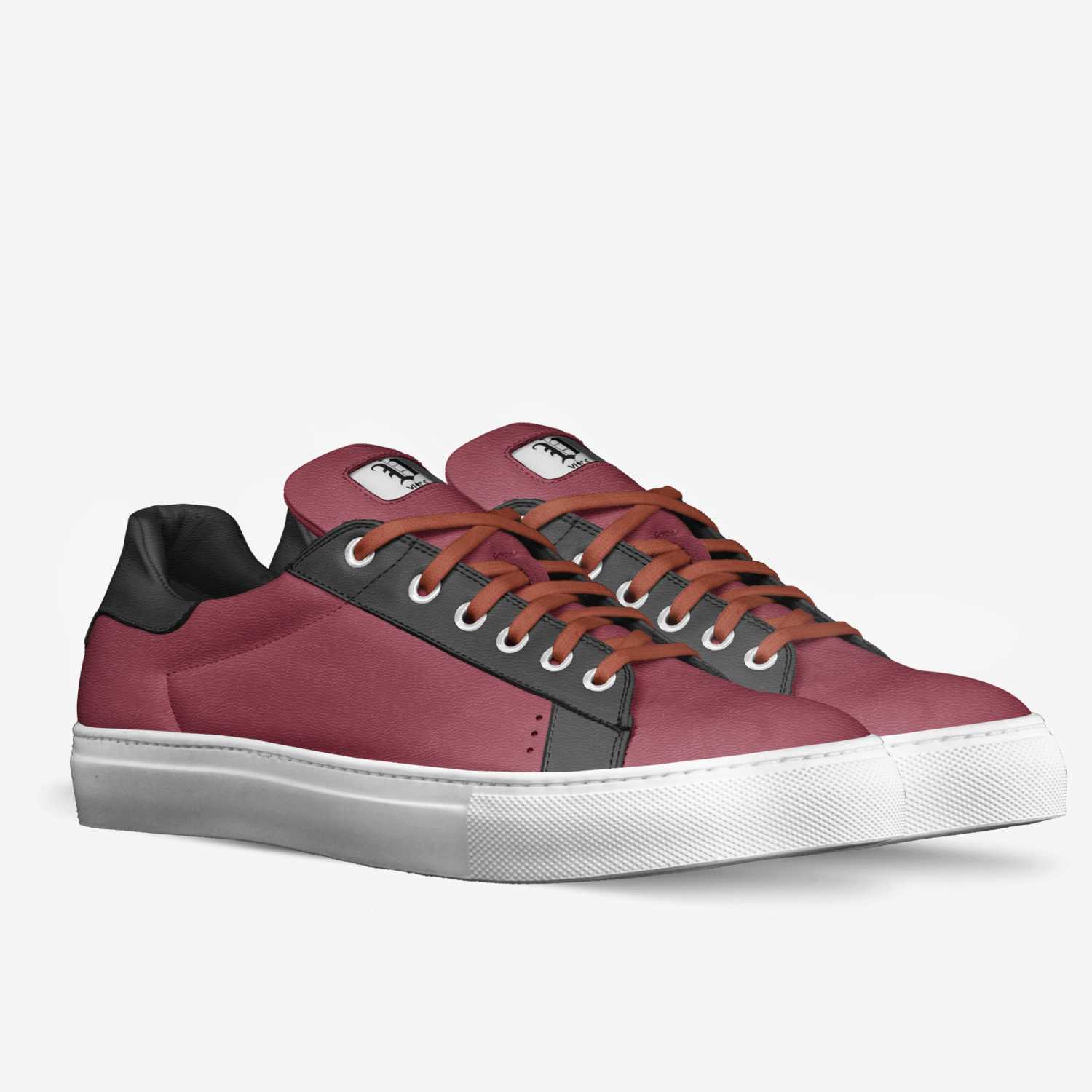 Vics maroon 2 custom made in Italy shoes by Brayden Murphy | Double view