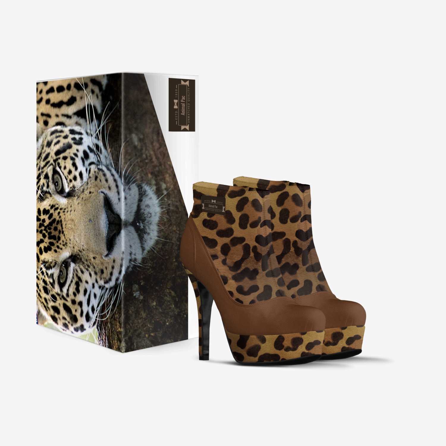 Animal Pac custom made in Italy shoes by Lizette Diaz | Box view