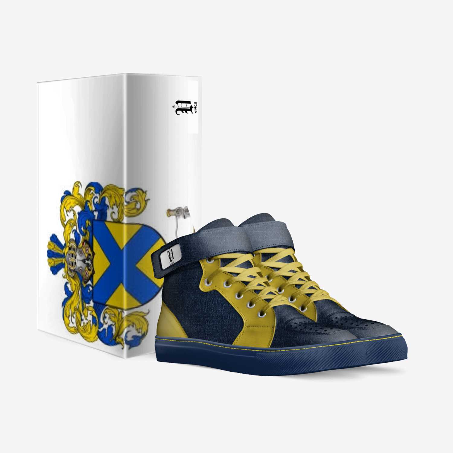 vics jeter 2 custom made in Italy shoes by Brayden Murphy | Box view