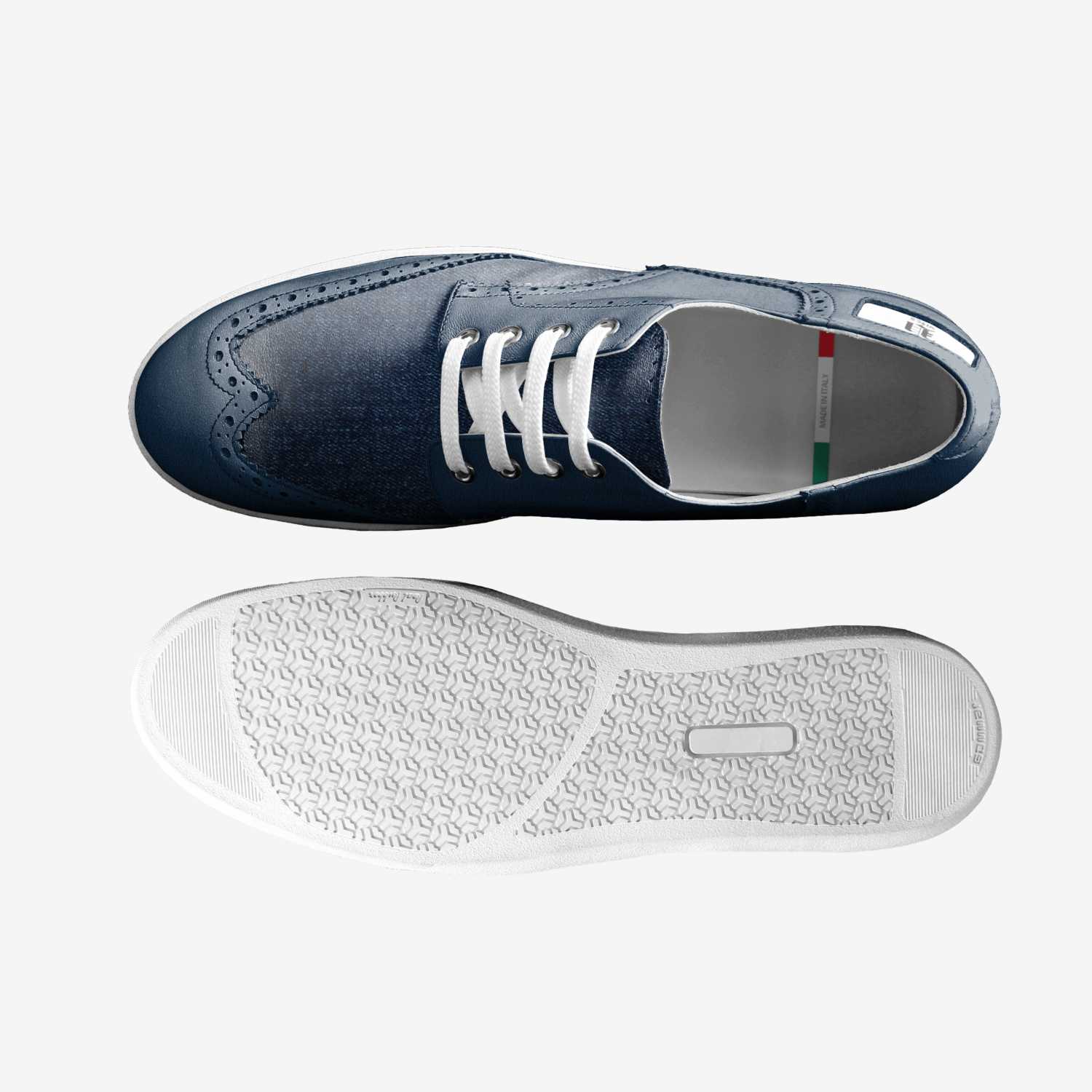 vics jeans custom made in Italy shoes by Brayden Murphy | Top view