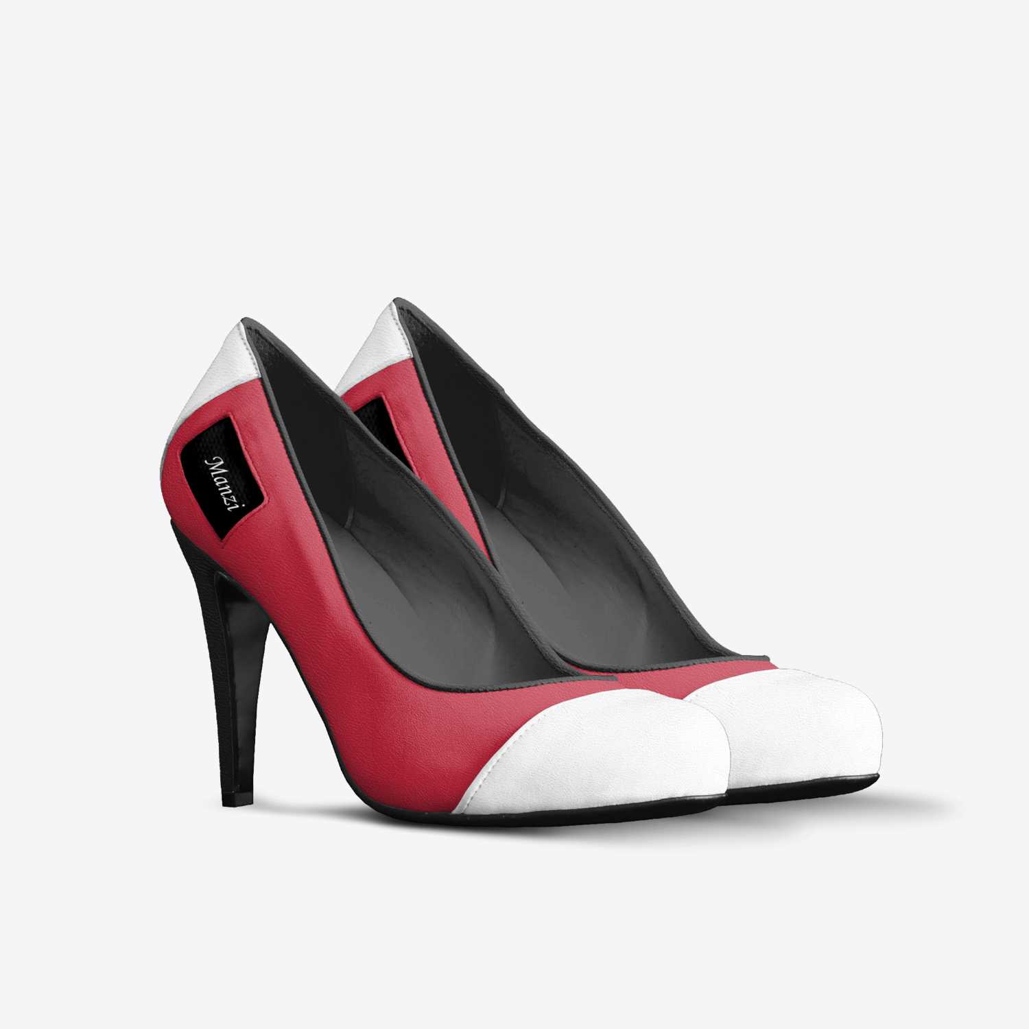 Manzi Heel custom made in Italy shoes by Mud-di: Miss Unique Designer Is | Double view