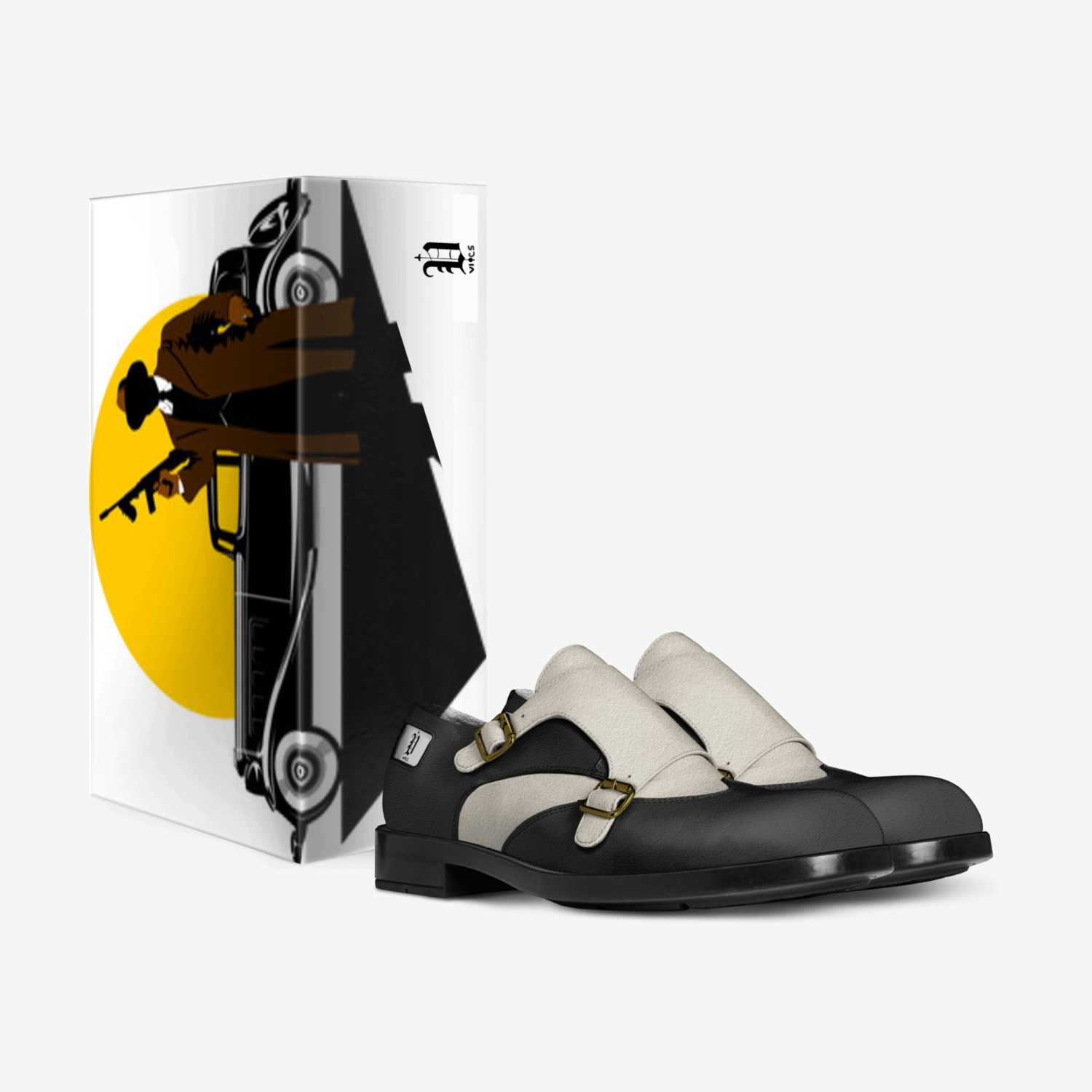 vics mafia 2 custom made in Italy shoes by Brayden Murphy | Box view