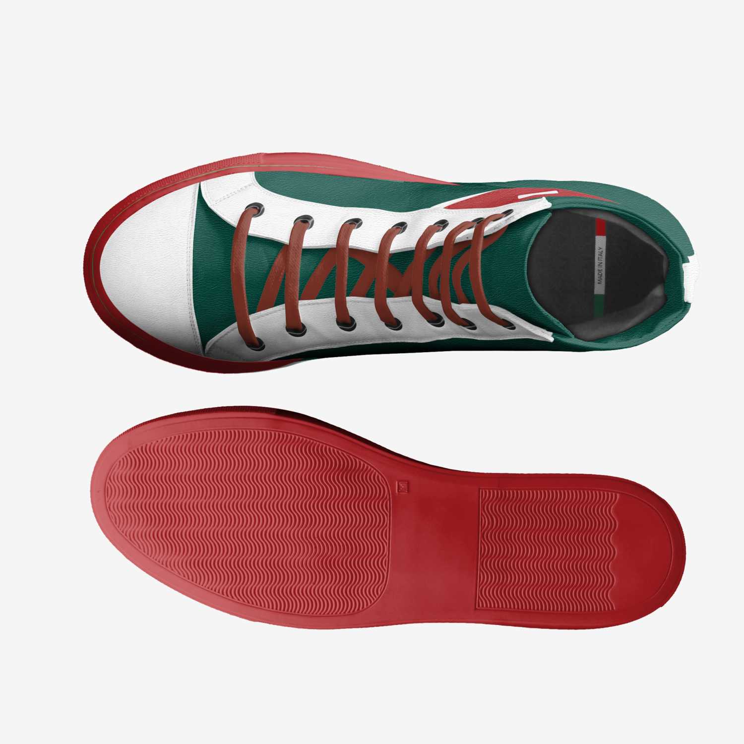 TRAPSTAR custom made in Italy shoes by Troy Taylor | Top view