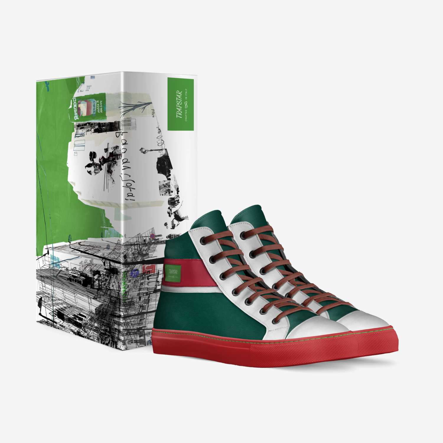 TRAPSTAR custom made in Italy shoes by Troy Taylor | Box view
