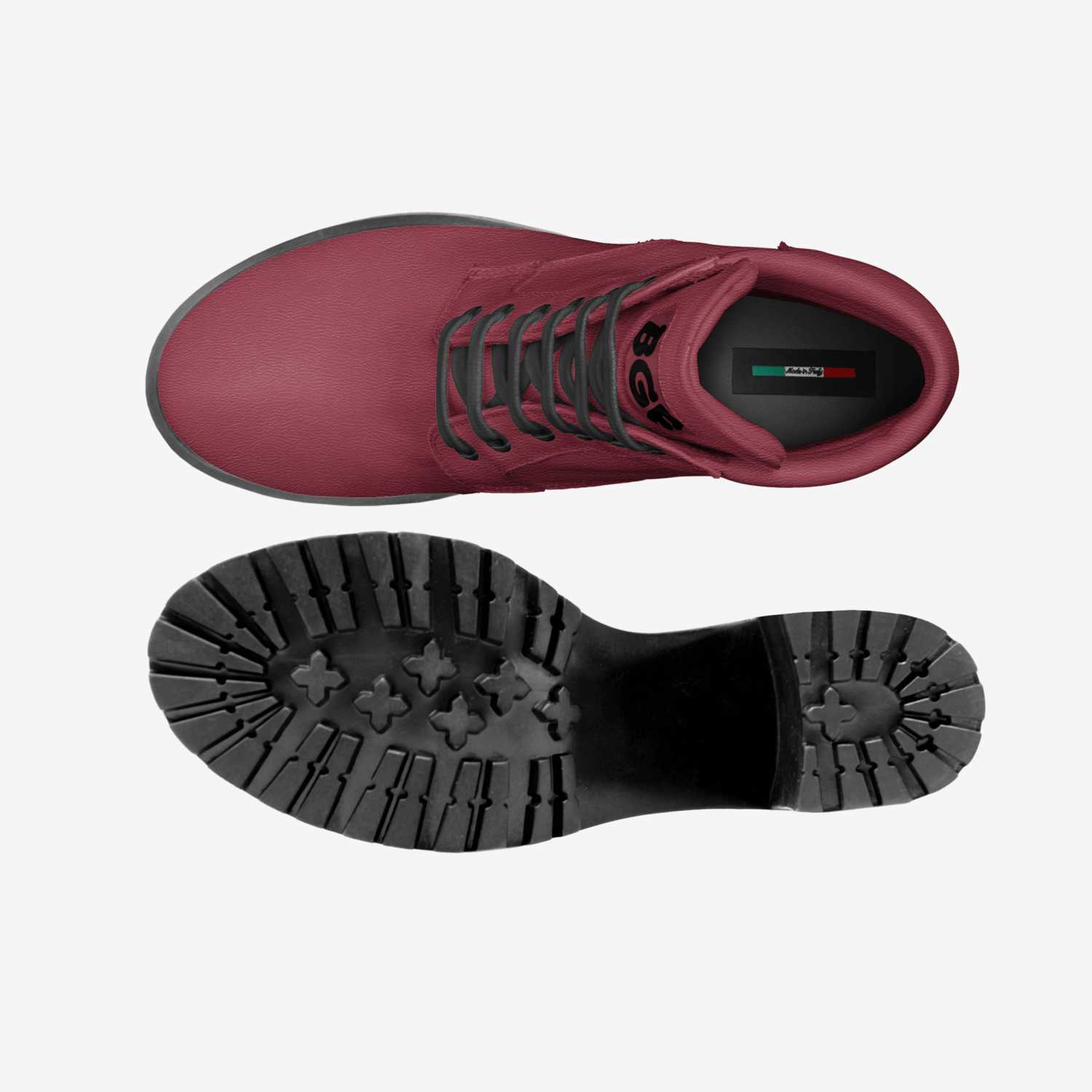 Phonebox Heel Boot custom made in Italy shoes by Being Great Every Day | Top view