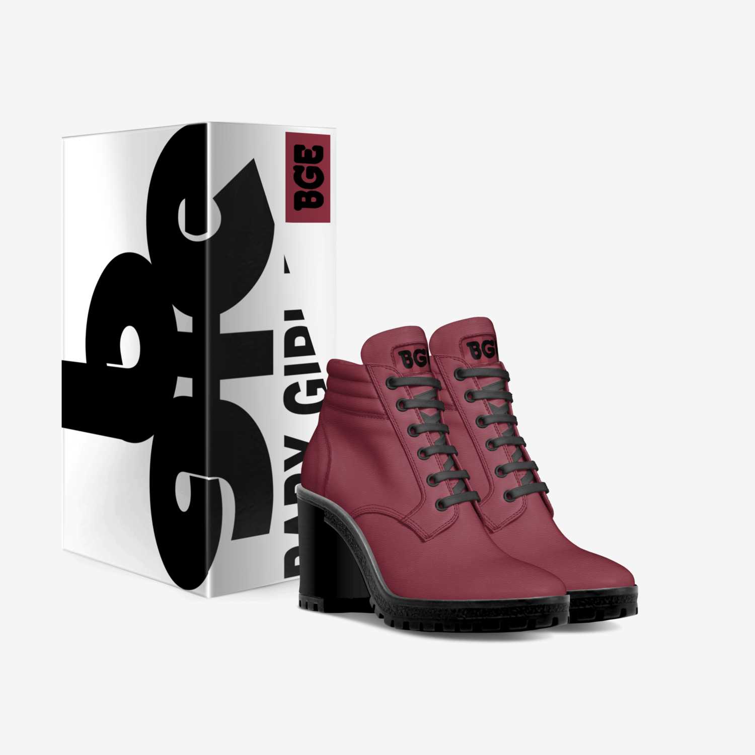 Phonebox Heel Boot custom made in Italy shoes by Baby-girl Elite | Box view