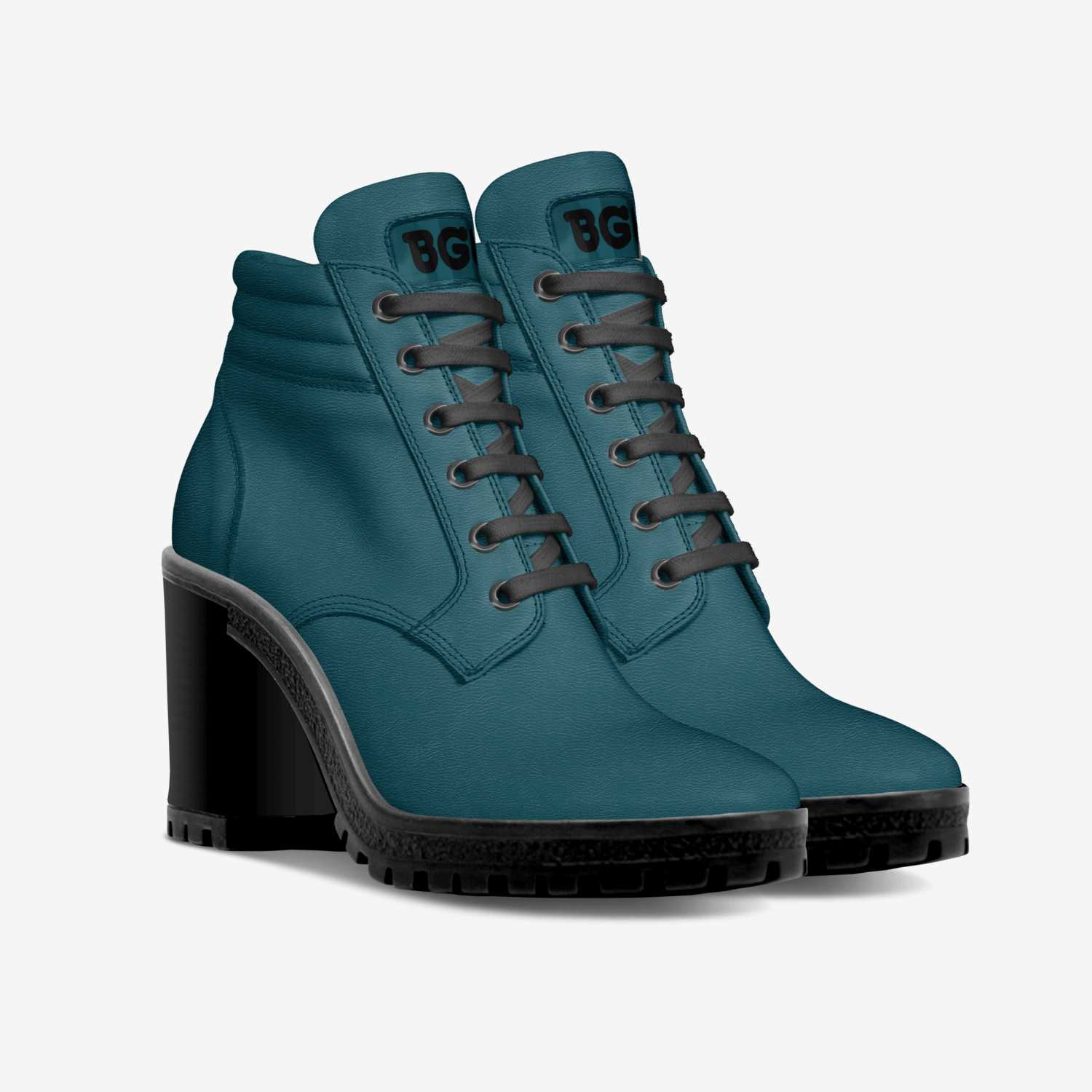 BluGreen Boot Heel custom made in Italy shoes by Being Great Every Day | Double view