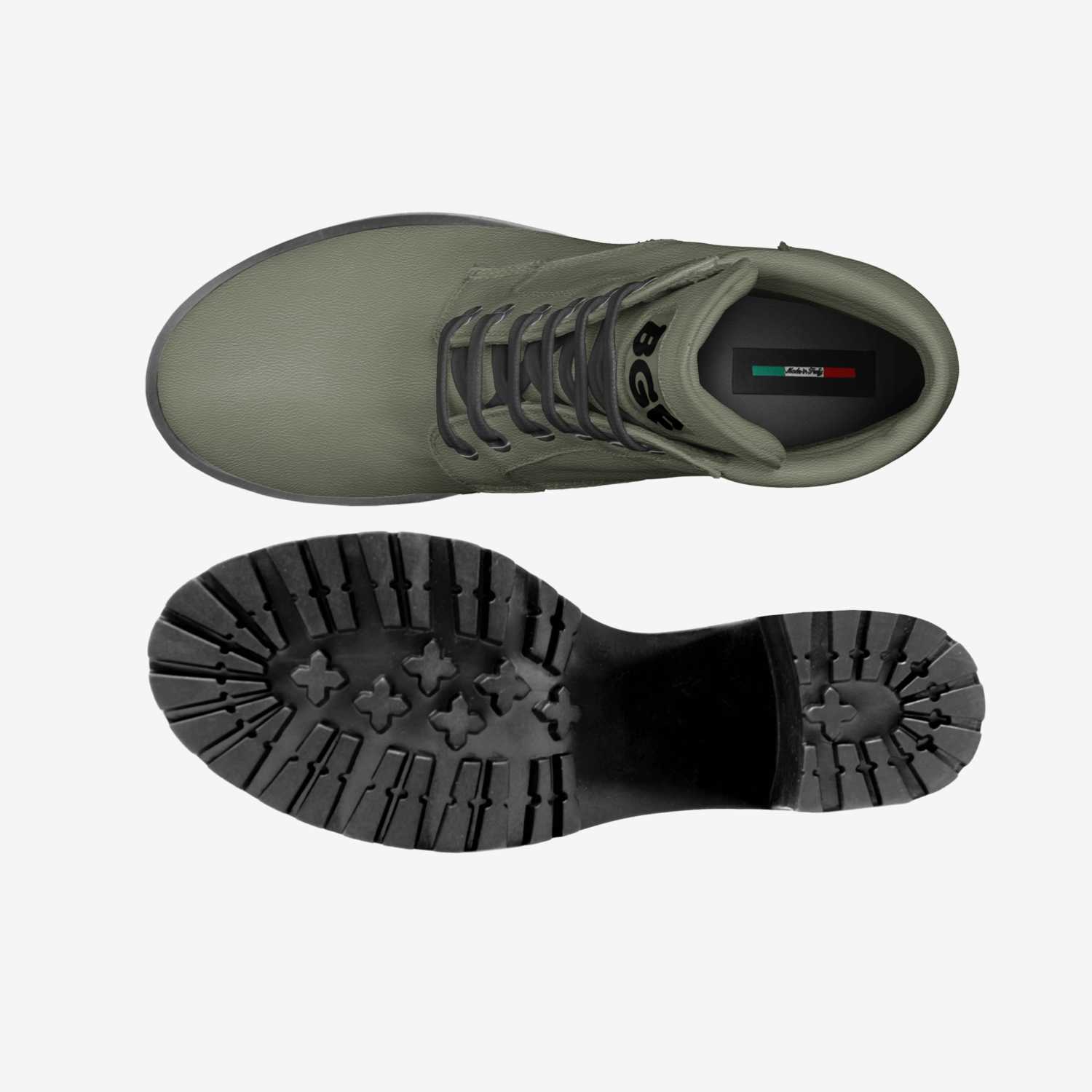Birch Boot Heel custom made in Italy shoes by Being Great Every Day | Top view