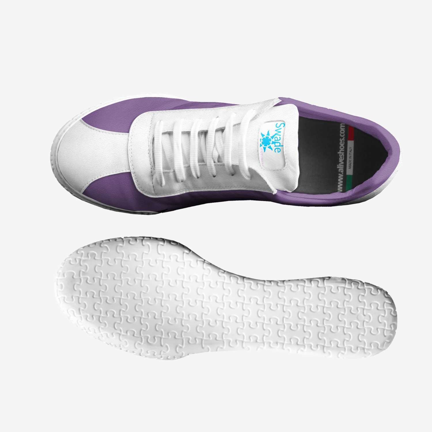 swade custom made in Italy shoes by Solomon Thompson | Top view