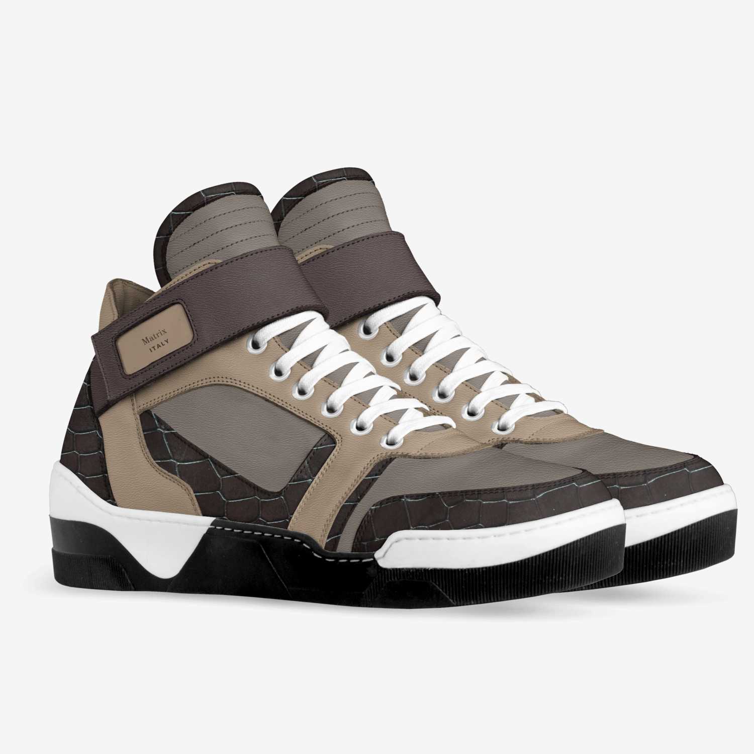 Matrix custom made in Italy shoes by Matrix Shoes | Double view