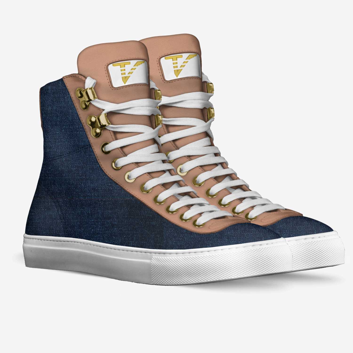 2 custom made in Italy shoes by Lamont Sanders | Double view