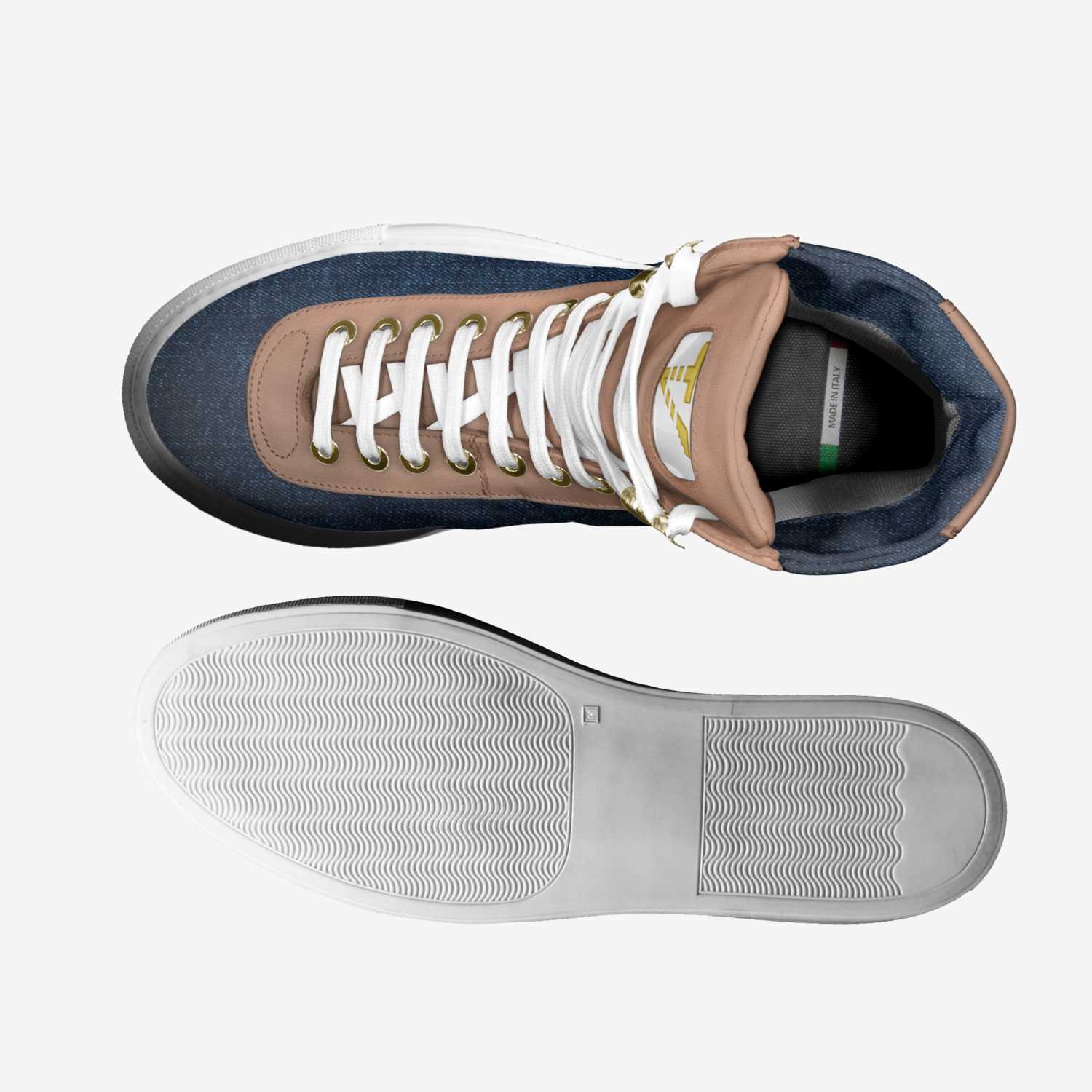 2 custom made in Italy shoes by Lamont Sanders | Top view