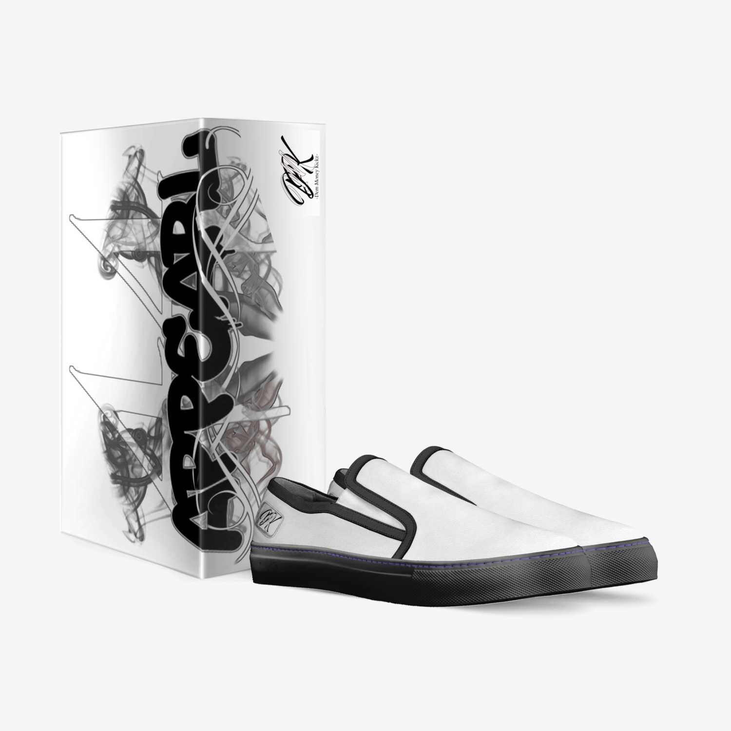 Dem Money Kickz custom made in Italy shoes by Dmoney1644 Lockett | Box view