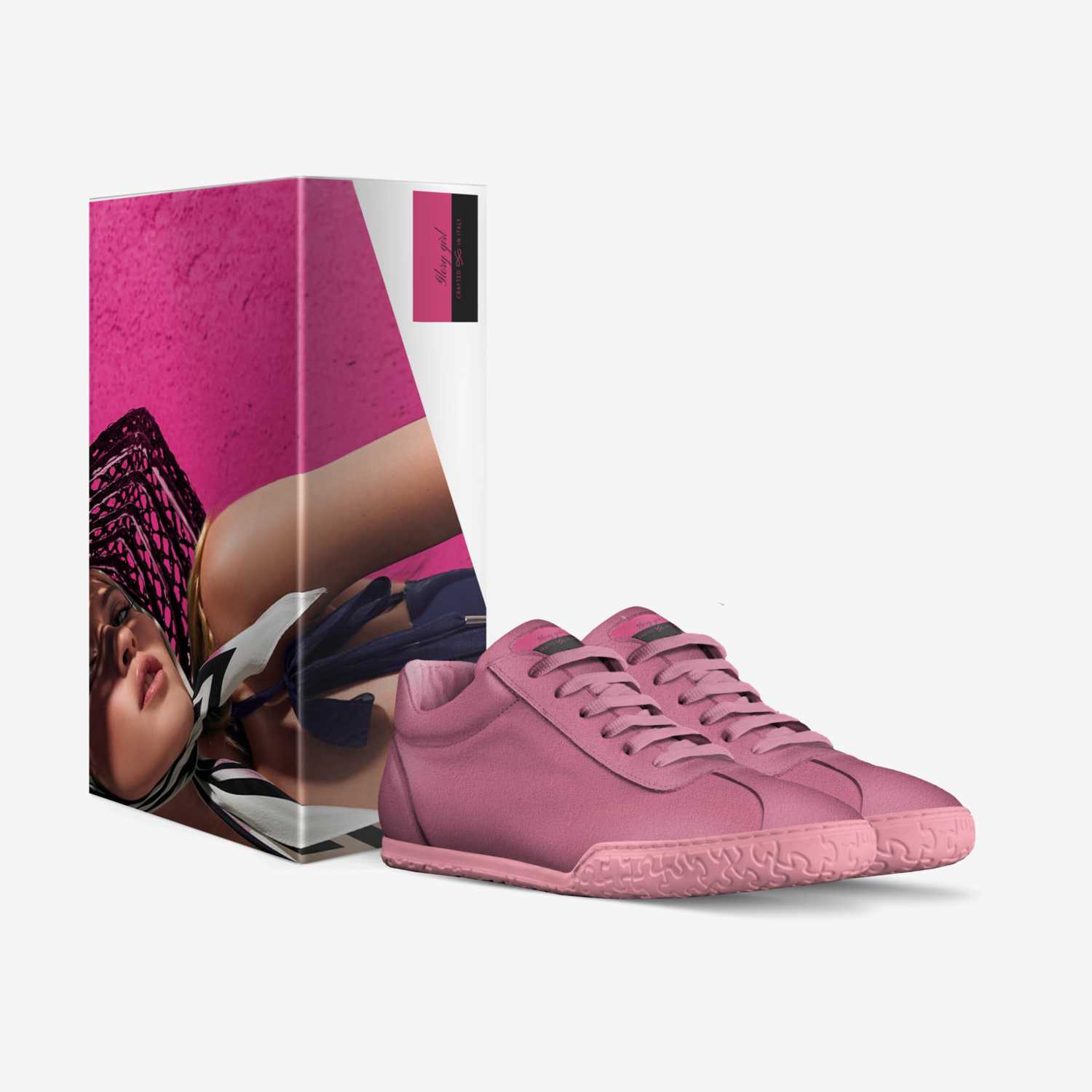 Glory girl custom made in Italy shoes by Bryson Alexander | Box view