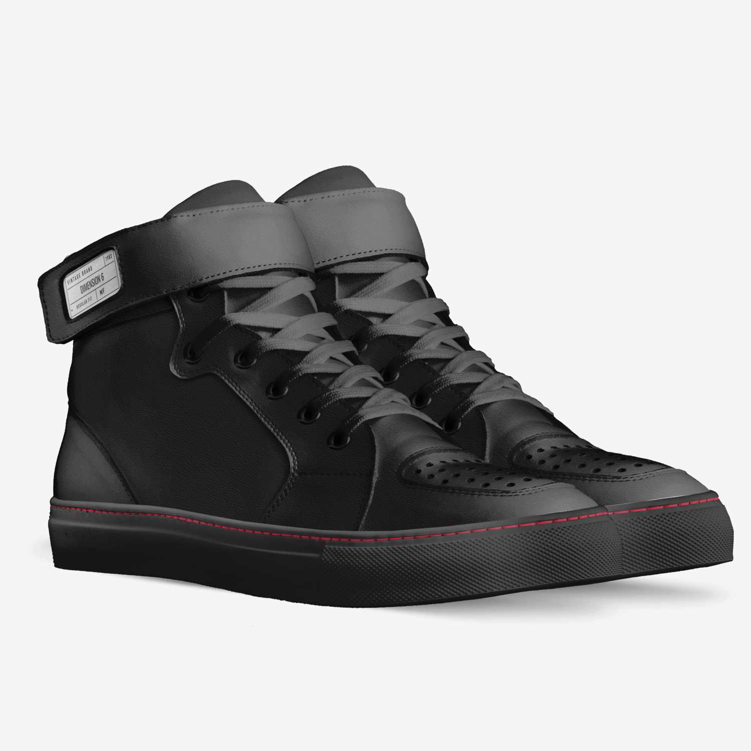 dimension 6 custom made in Italy shoes by Fernando Lopez | Double view