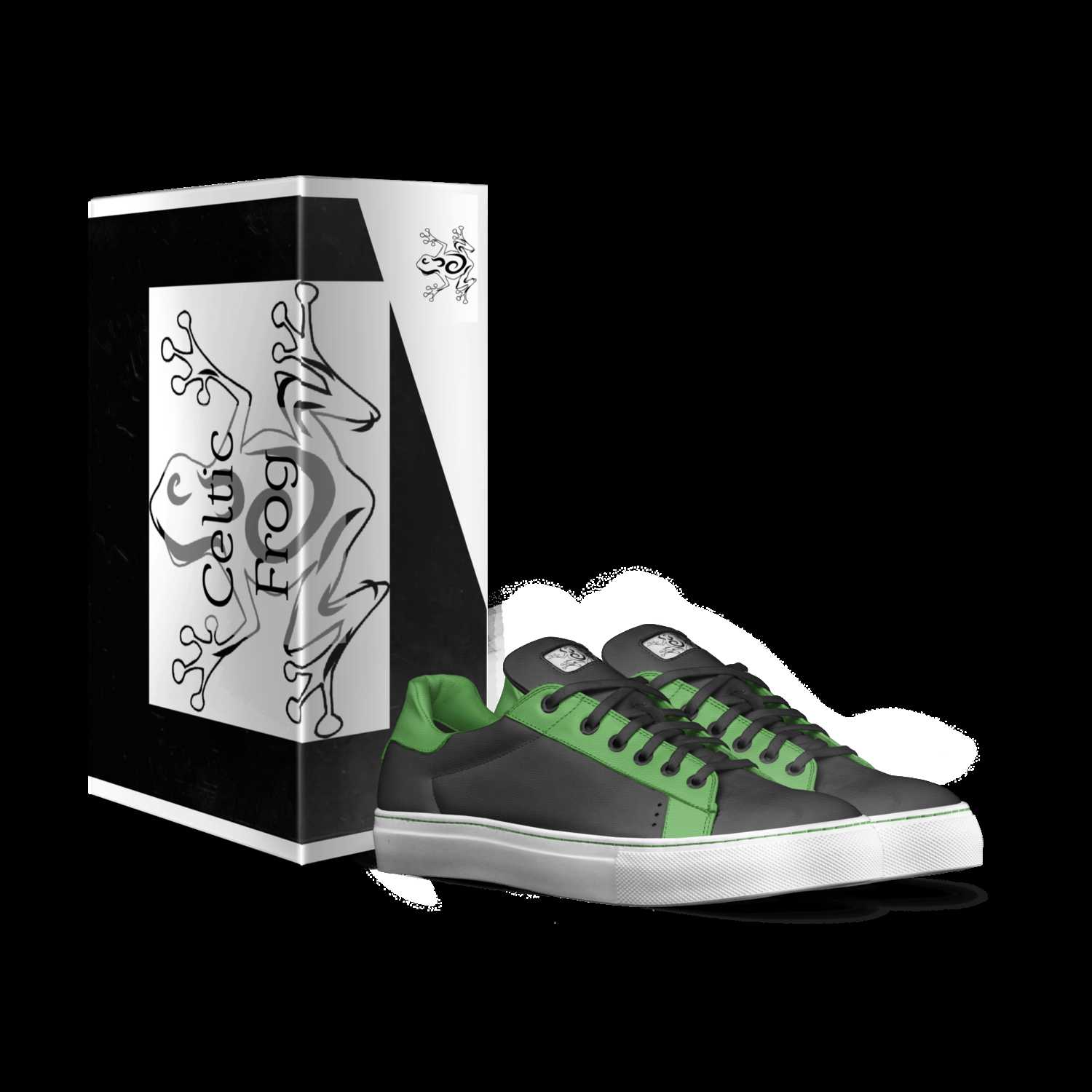 shoes with frog logo