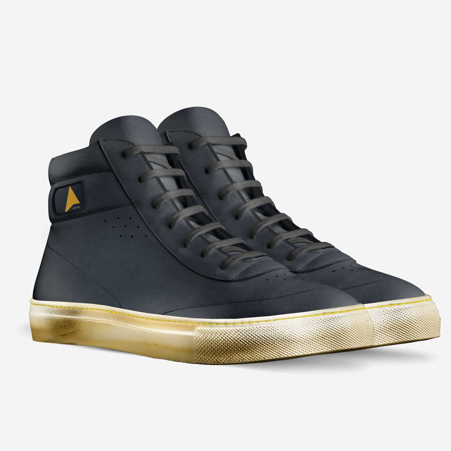 COMMAND custom made in Italy shoes by Nabeel Mulla | Double view