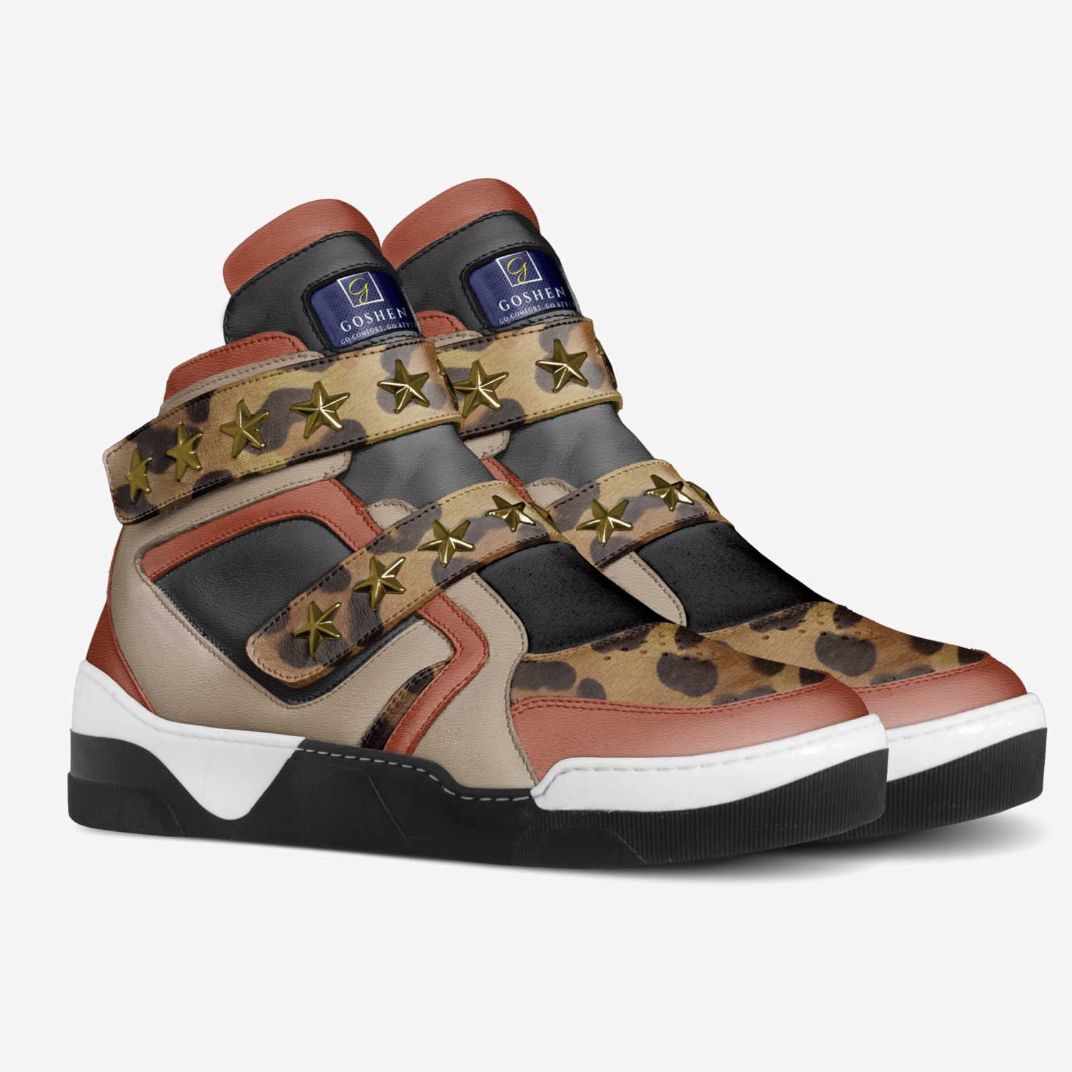 Goshen Safari custom made in Italy shoes by Simone Davis | Double view
