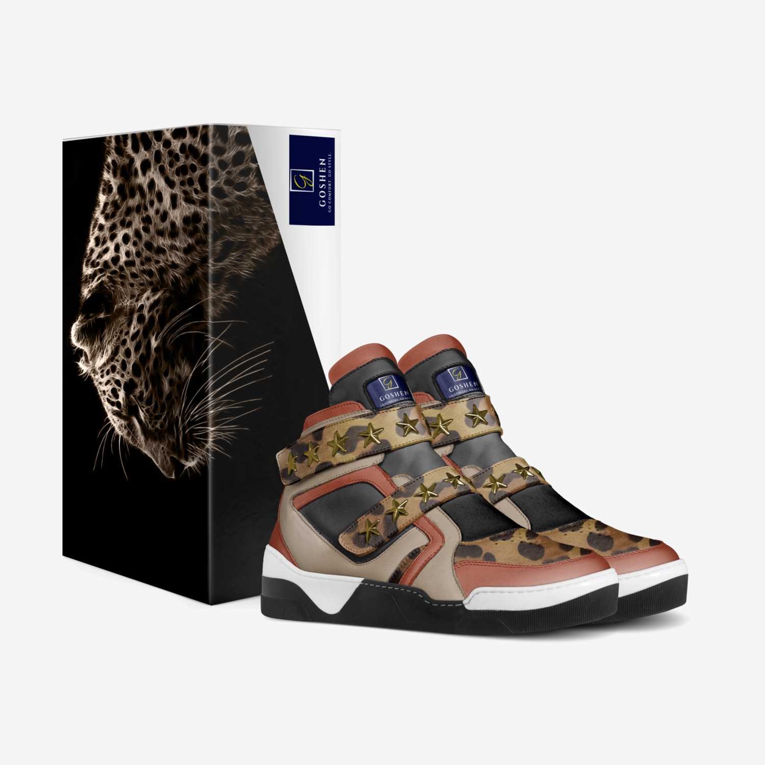 Goshen Safari custom made in Italy shoes by Simone Davis | Box view
