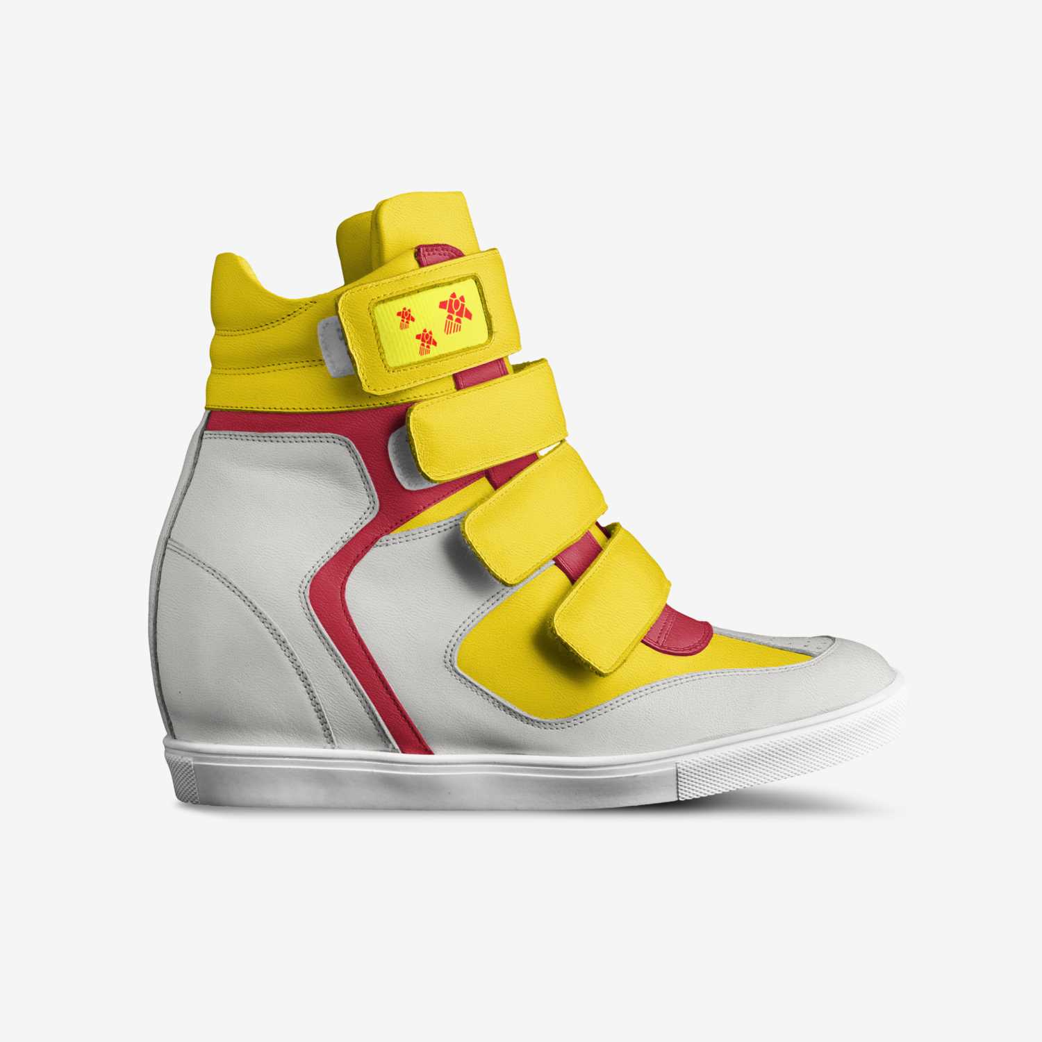 Giallo Spaziale custom made in Italy shoes by Aliveshoes Oana | Side view