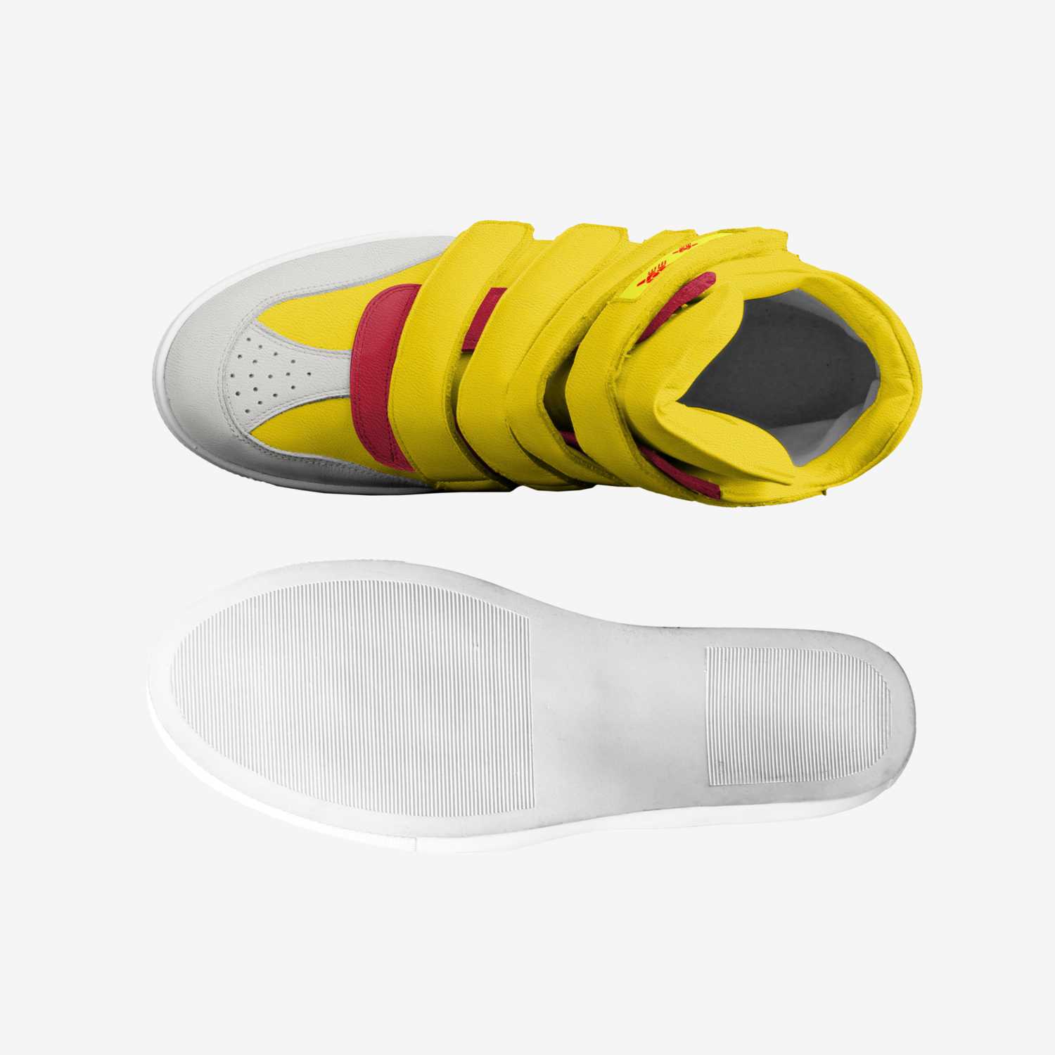 Giallo Spaziale custom made in Italy shoes by Aliveshoes Oana | Top view