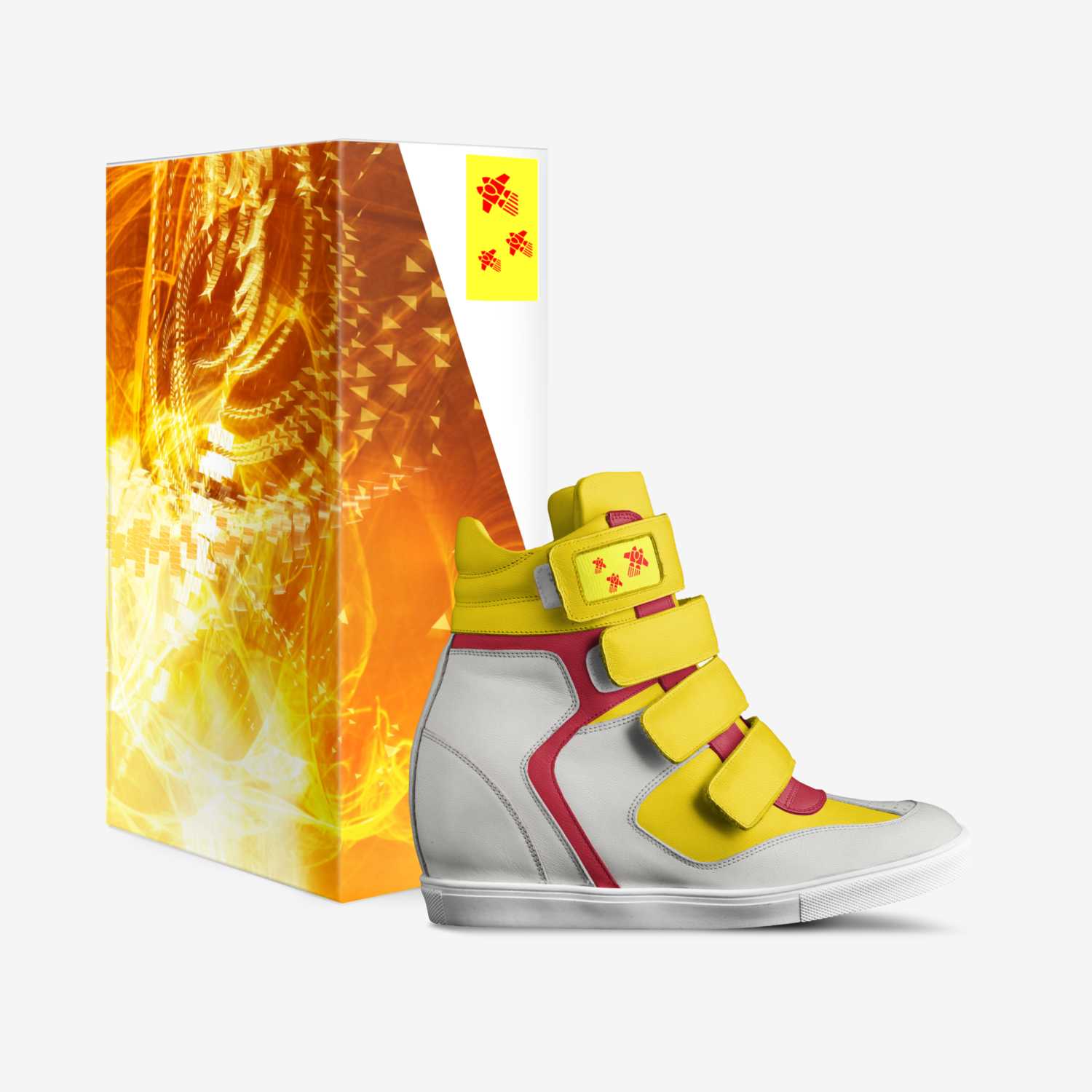 Giallo Spaziale custom made in Italy shoes by Aliveshoes Oana | Box view
