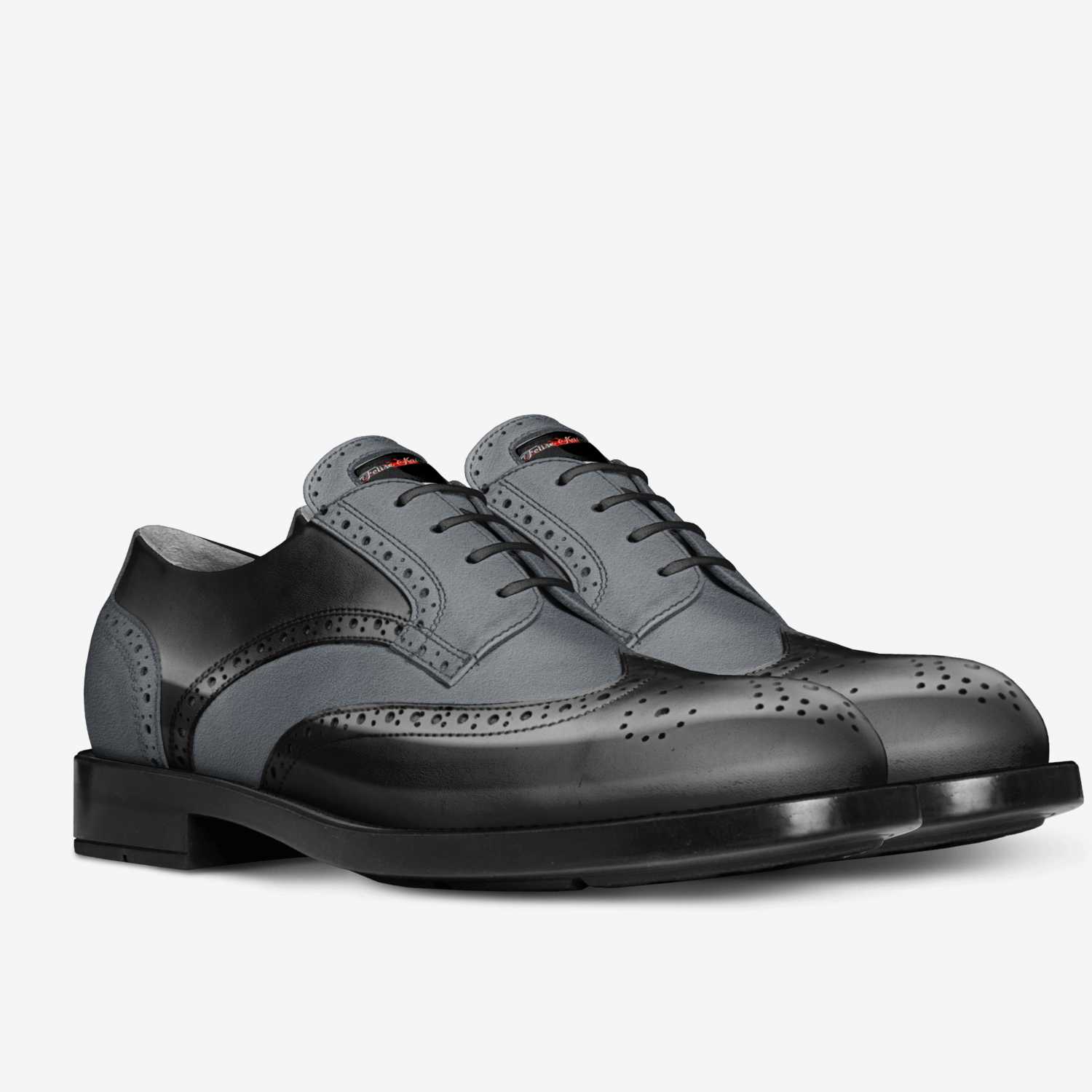 Felise KaBobo custom made in Italy shoes by Shamsud-din King | Double view