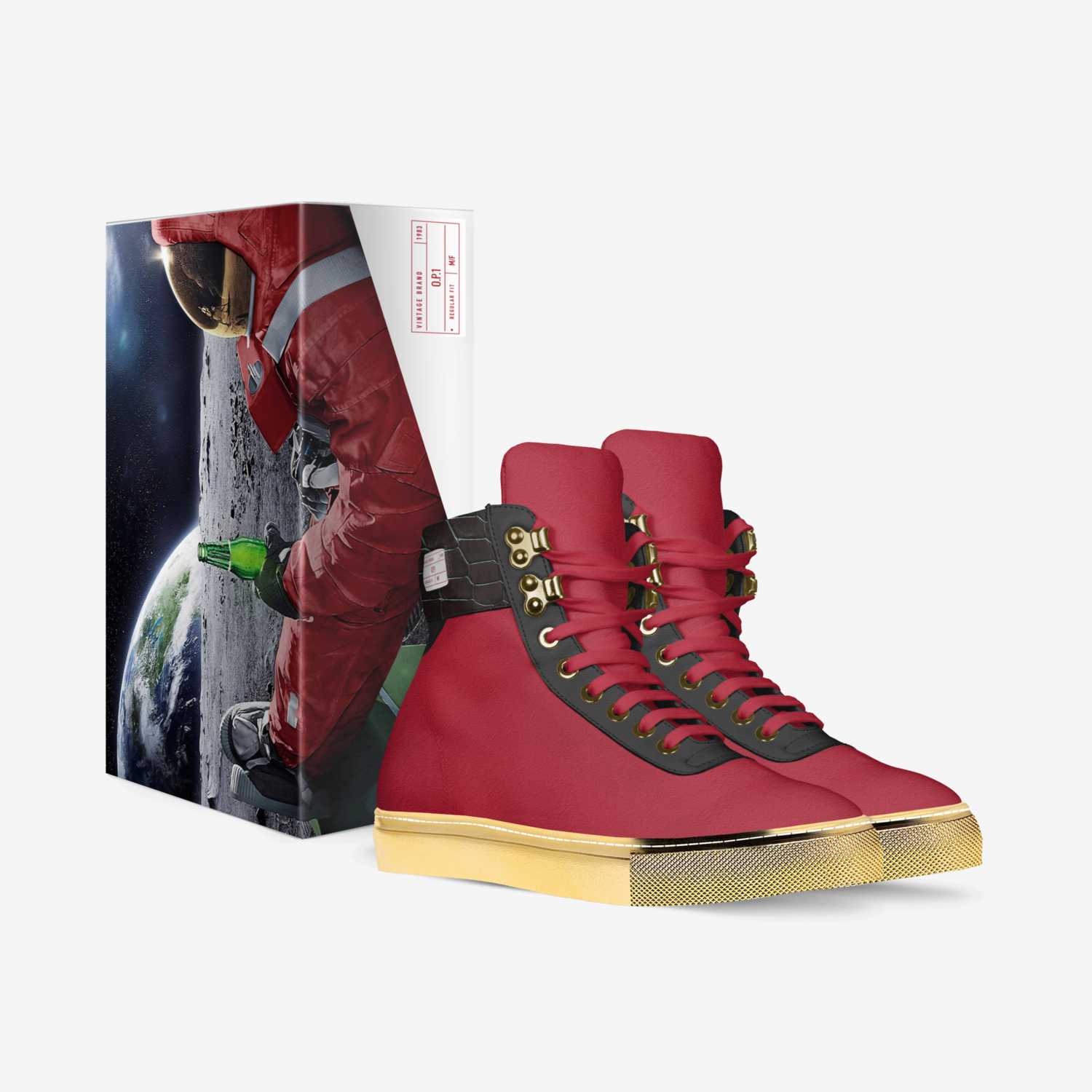 O.P.1 custom made in Italy shoes by Liam Harris | Box view