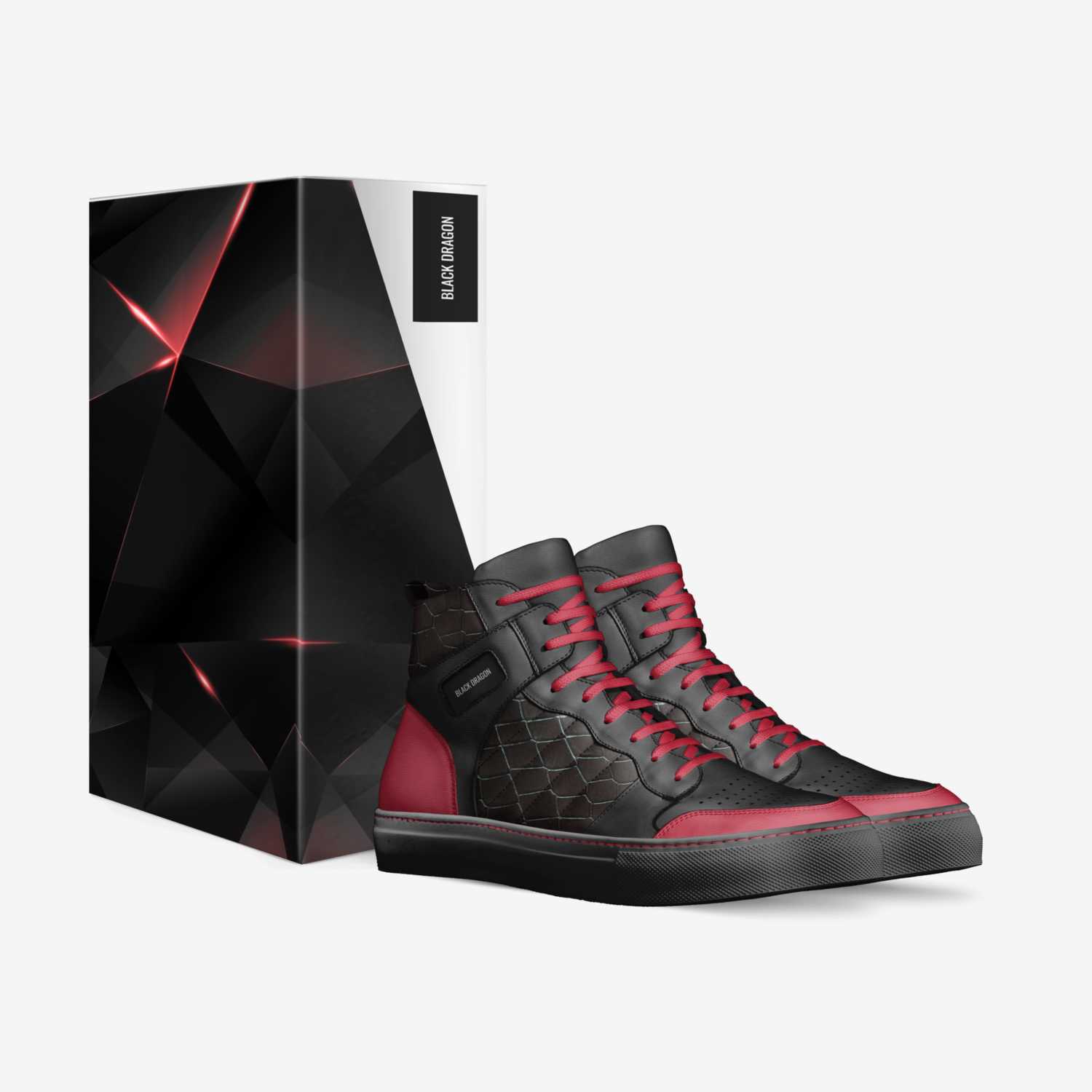 Black Dragon custom made in Italy shoes by Matthew Ulisse | Box view