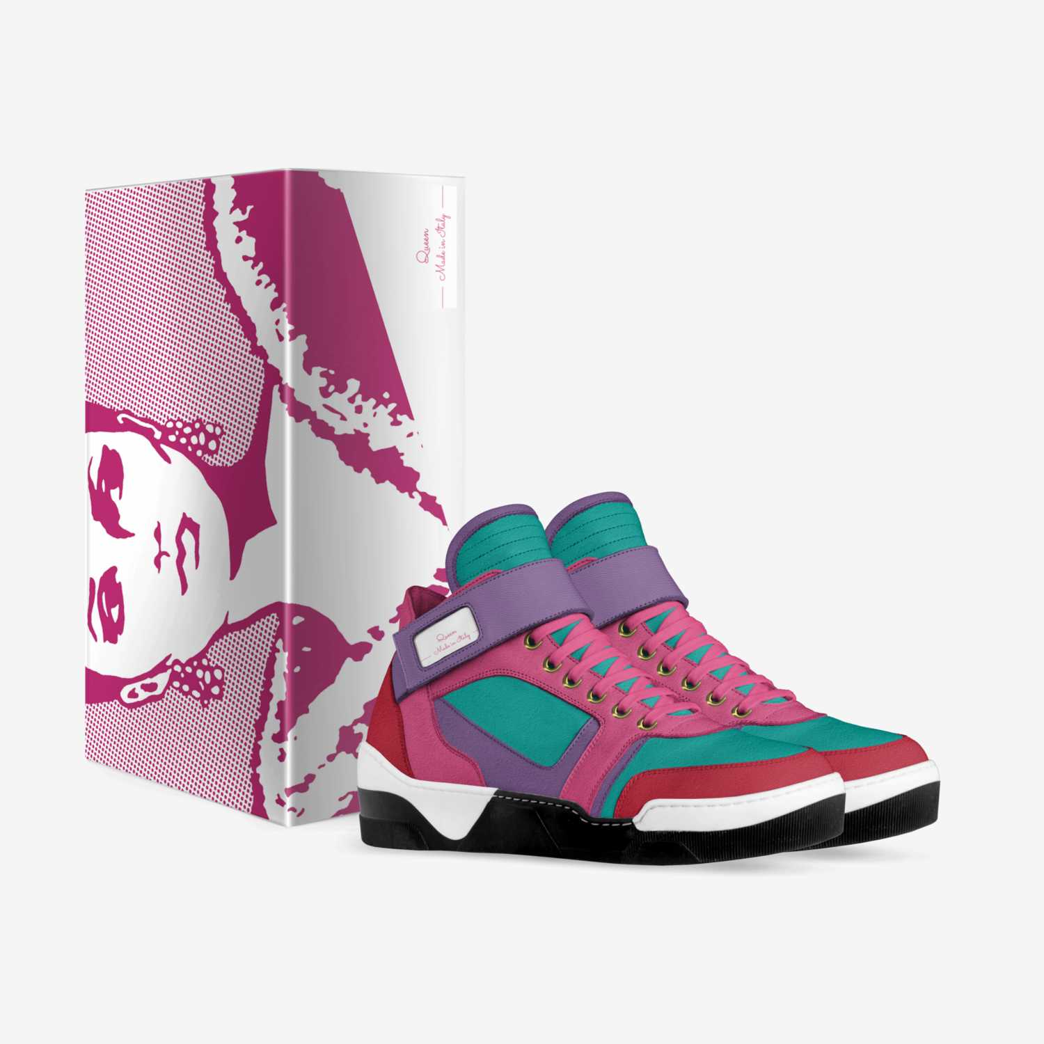 Queen custom made in Italy shoes by Ciomariz Morillo | Box view