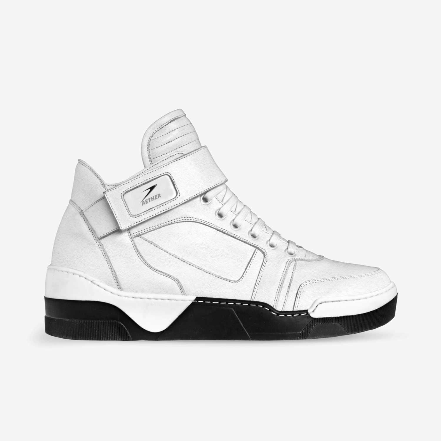 AETHER custom made in Italy shoes by Delrashawn Boykins | Side view